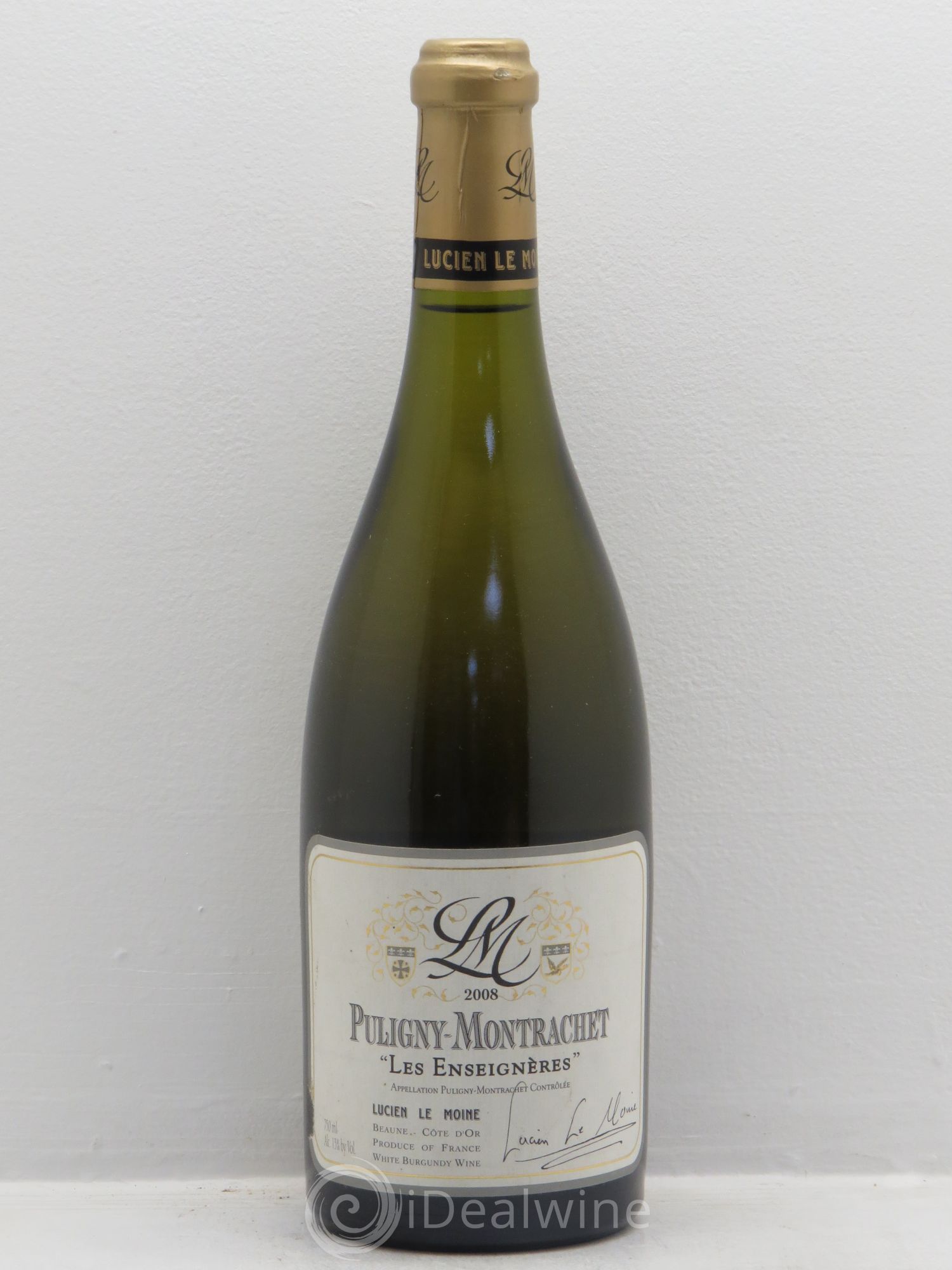 Puligny-Montrachet Les enseignères Lucien le moine 2008 - Posten von 1 Flasche - 0