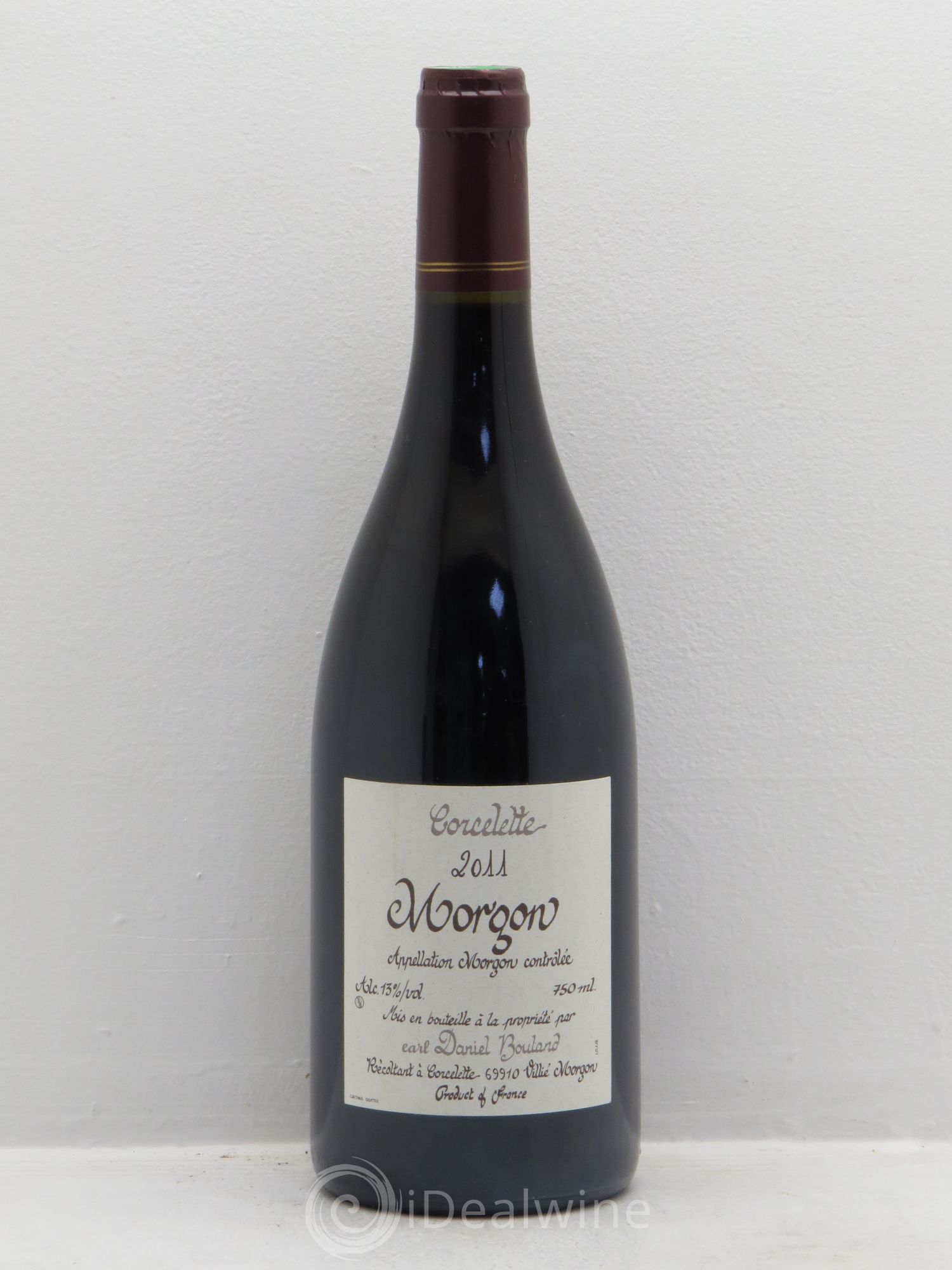 Morgon Corcelette Daniel Bouland (Domaine) 2011 - Lot de 1 bouteille - 0