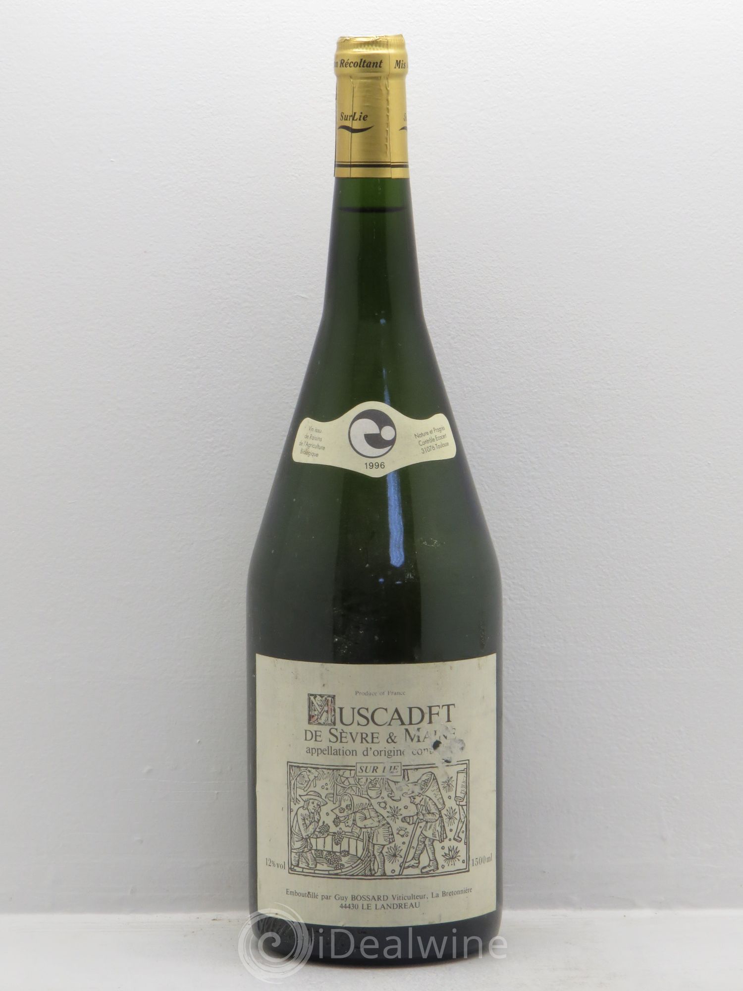 Muscadet-Sèvre-et-Maine Classique Domaine de L'Ecu sur lie 1996 - Posten von 1 Magnum - 0