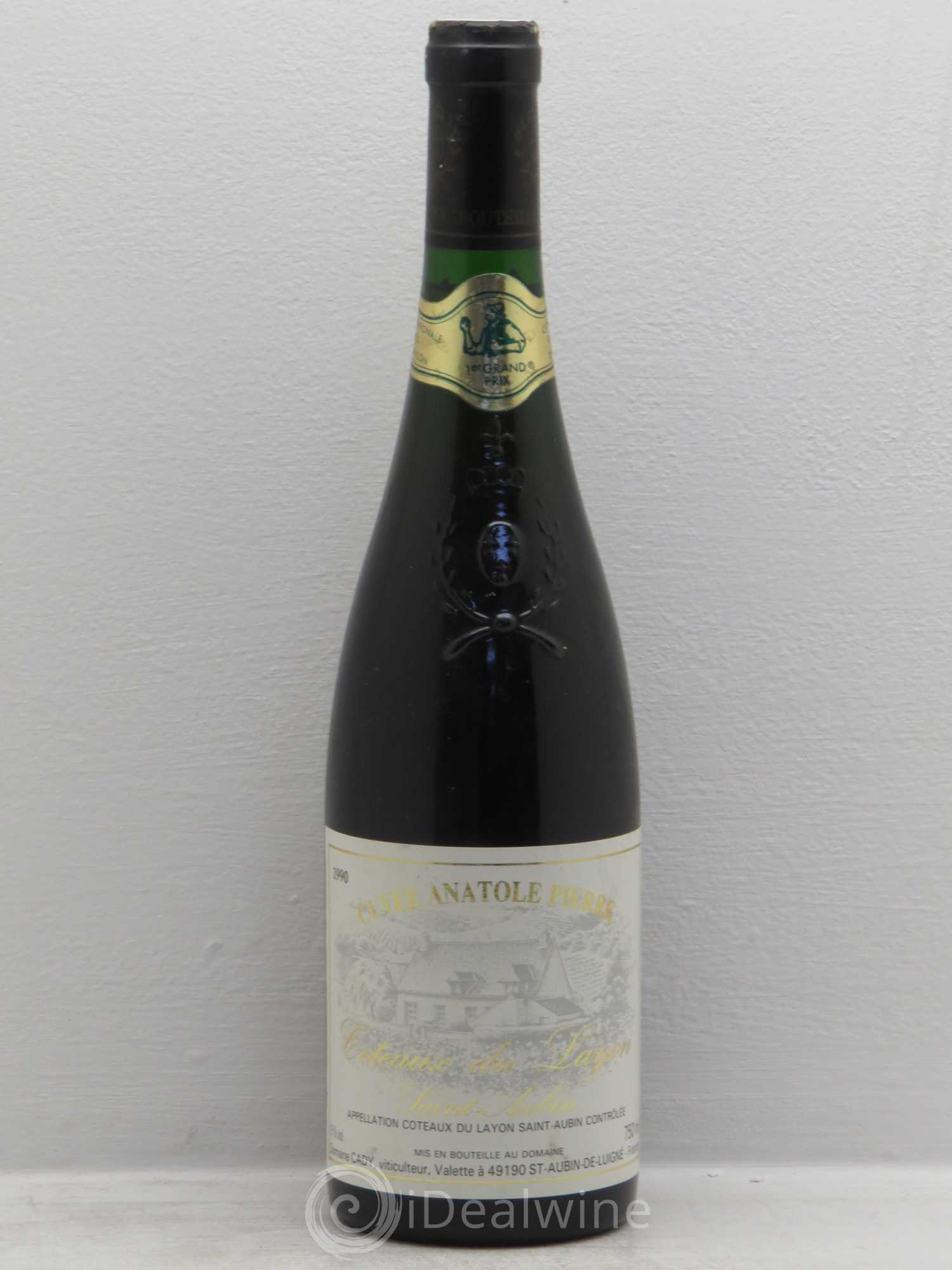 Coteaux du Layon Saint aubin cuvee anatole pierre domaine cady 1990 - Posten von 1 Flasche - 0