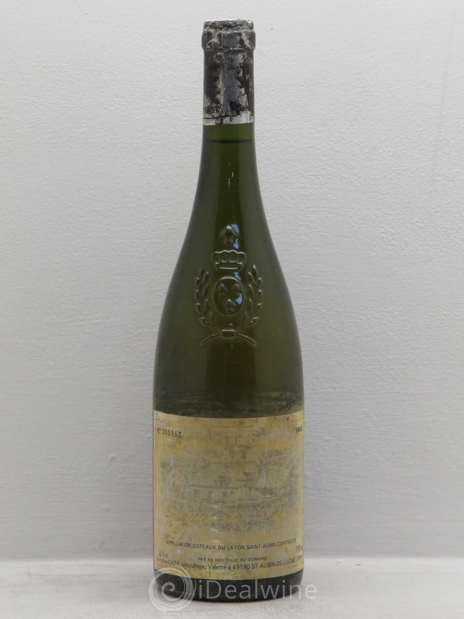 Coteaux du Layon Saint aubin cuvee alexandre domaine cady 1992 - Lotto di 1 bottiglia - 0