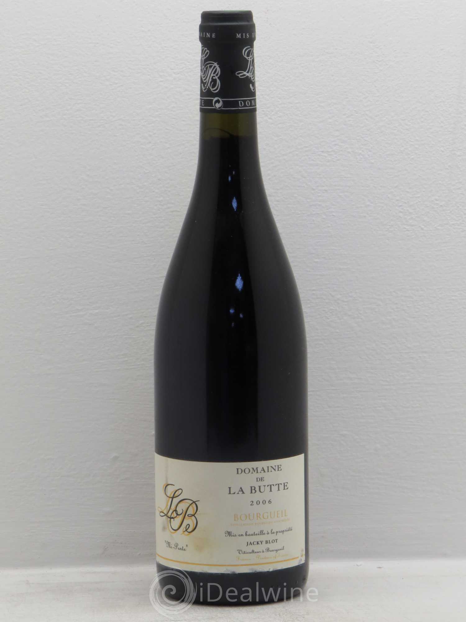 Bourgueil Mi-Pente Domaine de La Butte - Jacky Blot 2006 - Lot de 1 bouteille - 0