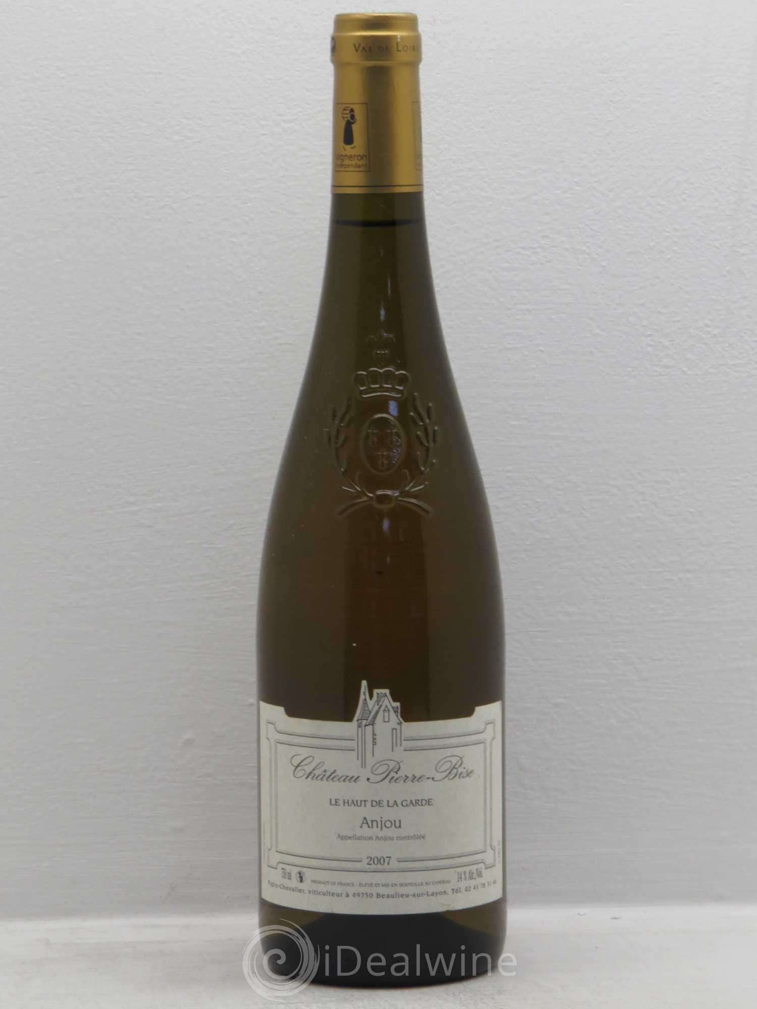 Anjou les hauts de la garde pierre bise 2007 - Posten von 1 Flasche - 0