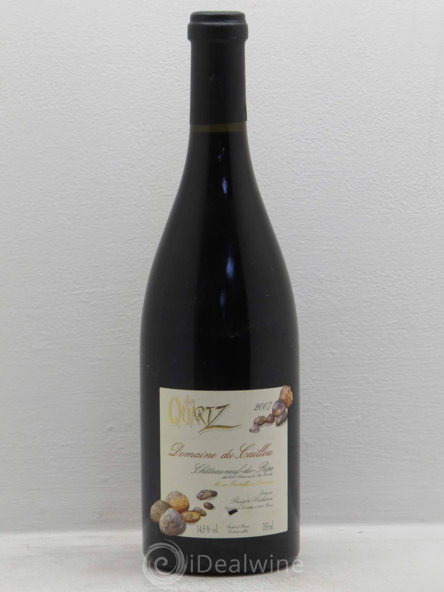 Châteauneuf-du-Pape cuvée quartz domaine du caillou 2007 - Posten von 1 Flasche - 0