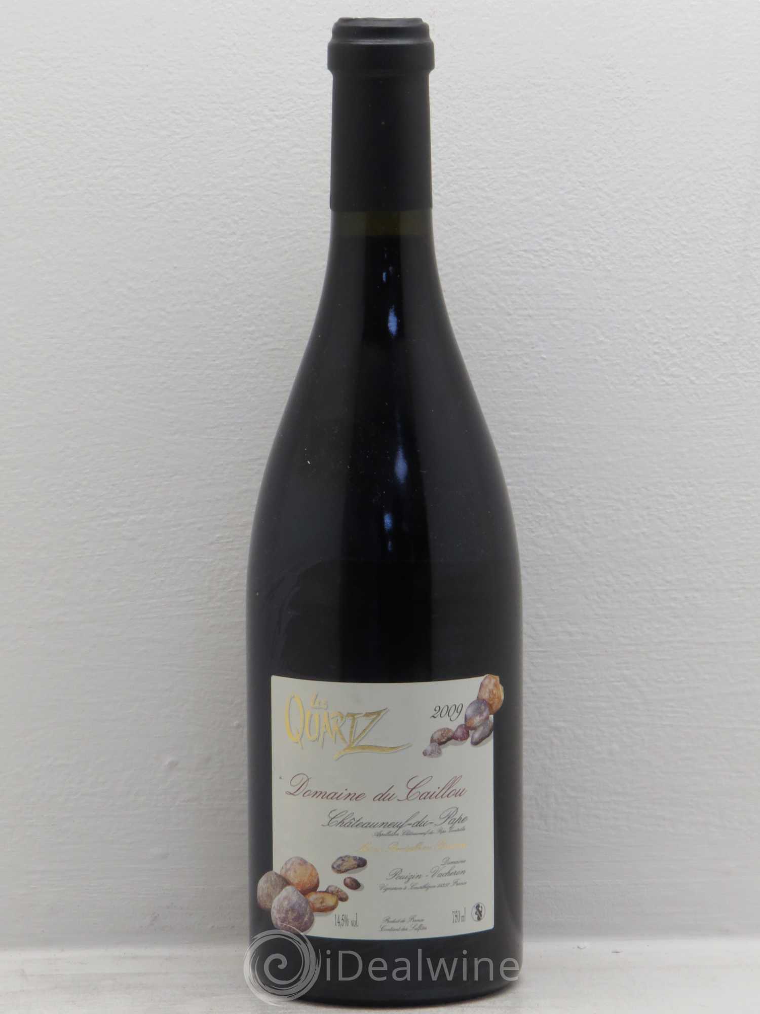 Châteauneuf-du-Pape cuvée quartz domaine du caillou 2009 - Posten von 1 Flasche - 0