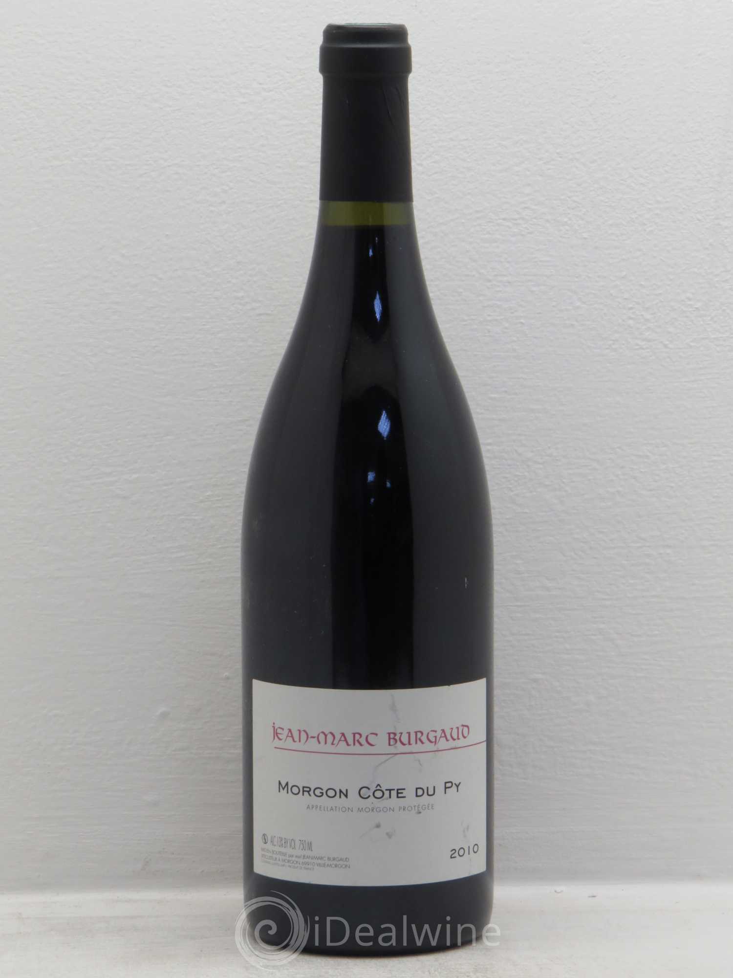 Morgon Côte du Py Jean-Marc Burgaud (Domaine) 2010 - Lot de 1 bouteille - 0