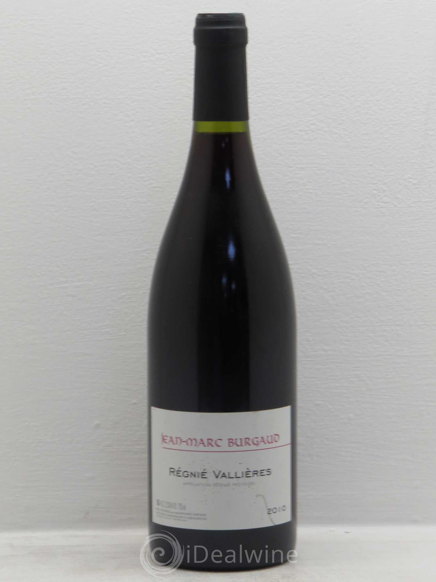 Divers regnie vallières burgaud 2010 - Posten von 1 Flasche - 0