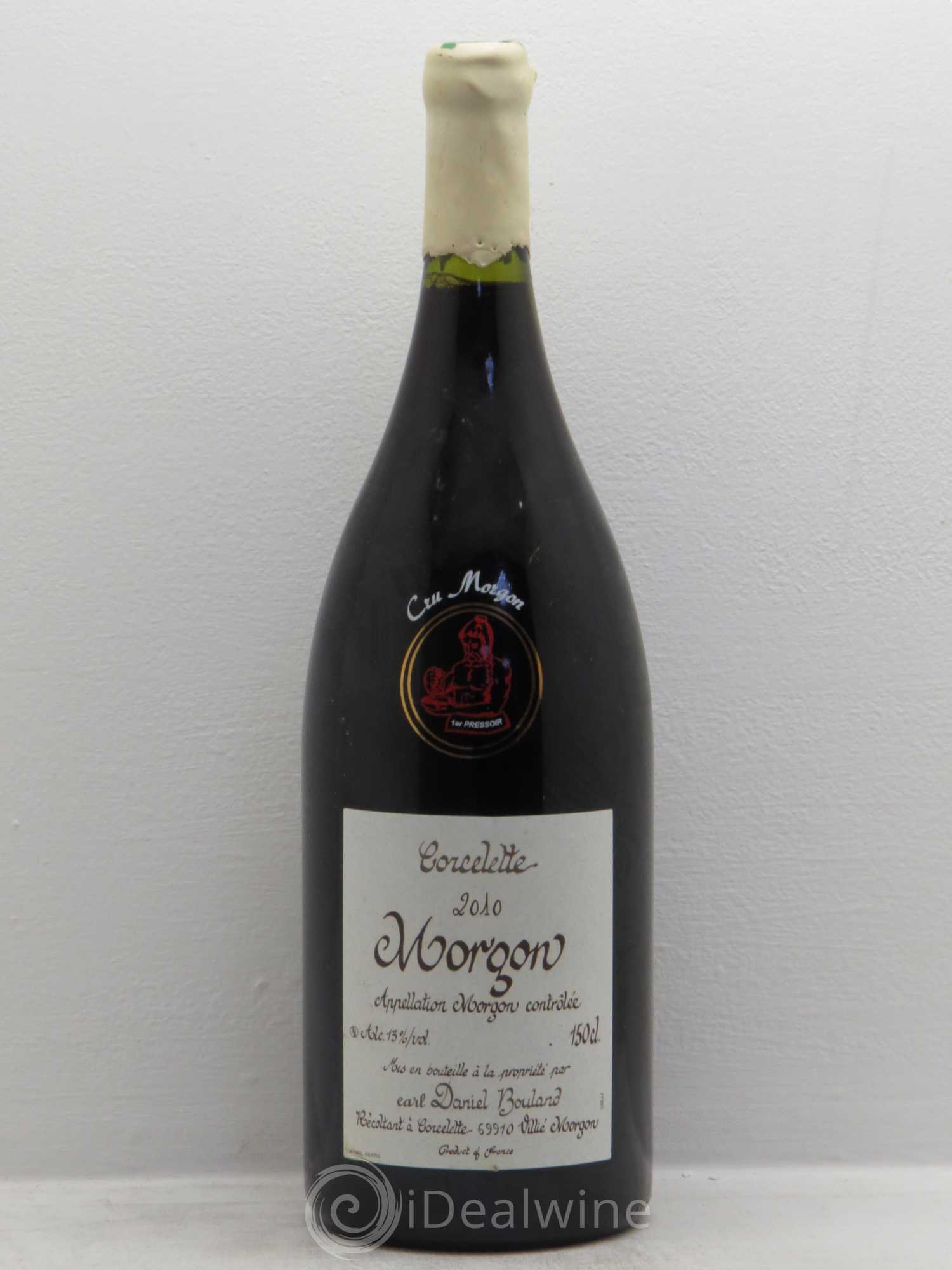 Morgon Corcelette Daniel Bouland (Domaine) 2010 - Lot de 1 magnum - 0
