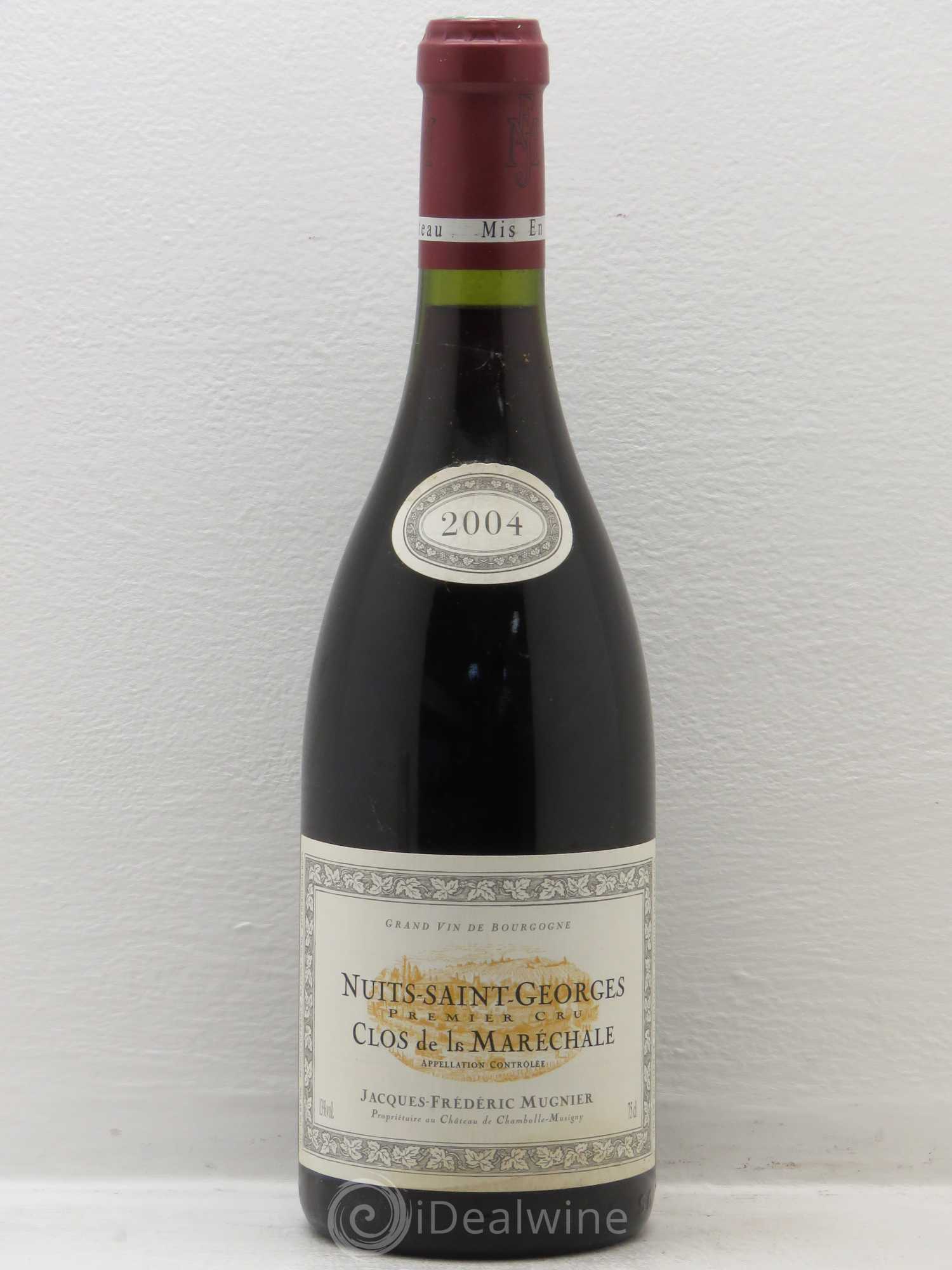 Nuits-Saint-Georges 1er Cru Clos de La Maréchale Jacques-Frédéric Mugnier 2004 - Lot de 1 bouteille - 0