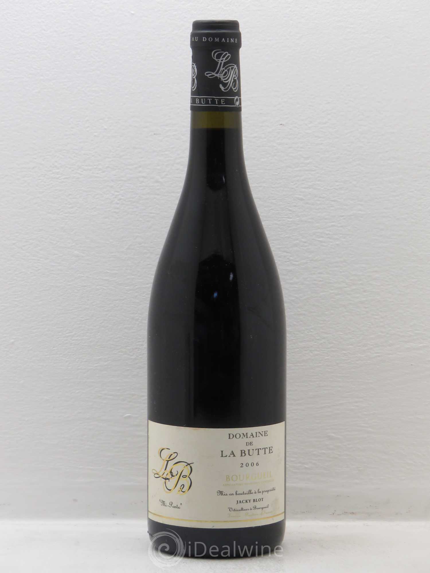 Bourgueil Mi-Pente Domaine de La Butte - Jacky Blot 2006 - Lot de 1 bouteille - 0