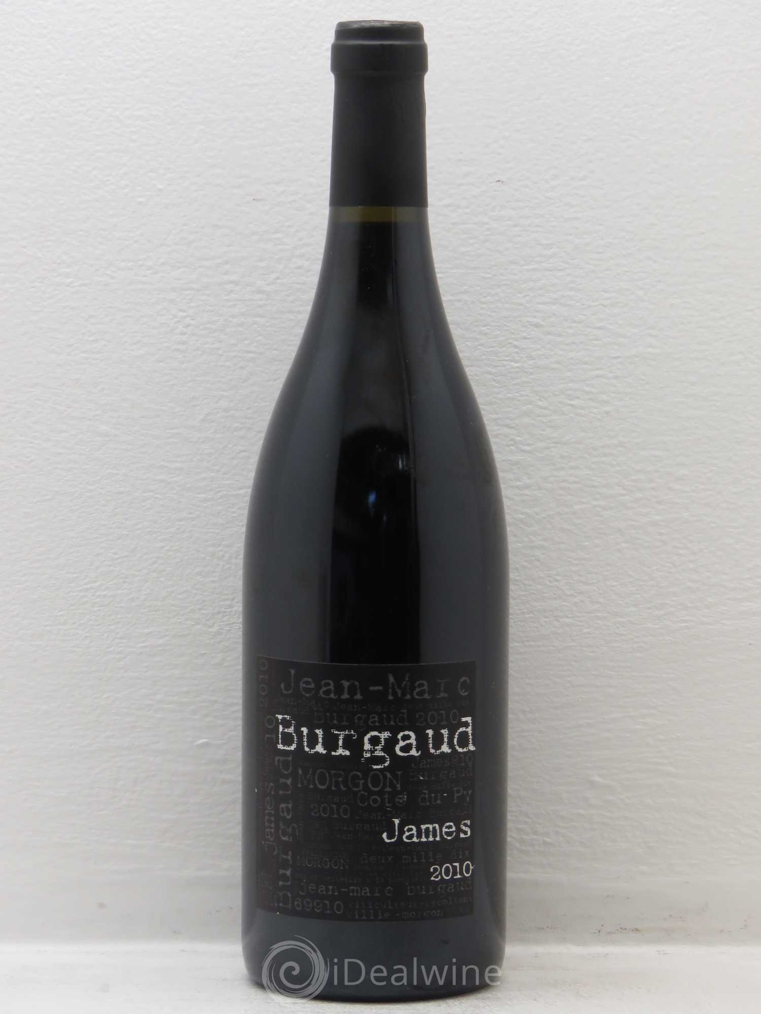 Morgon Côte du Py James Jean-Marc Burgaud (Domaine) 2010 - Lot de 1 bouteille - 0