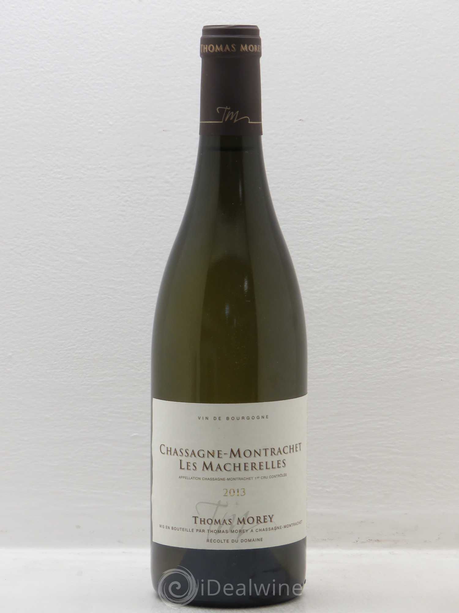 Chassagne-Montrachet 1er Cru Domaine Thomas Morey 2013 - Lotto di 1 bottiglia - 0