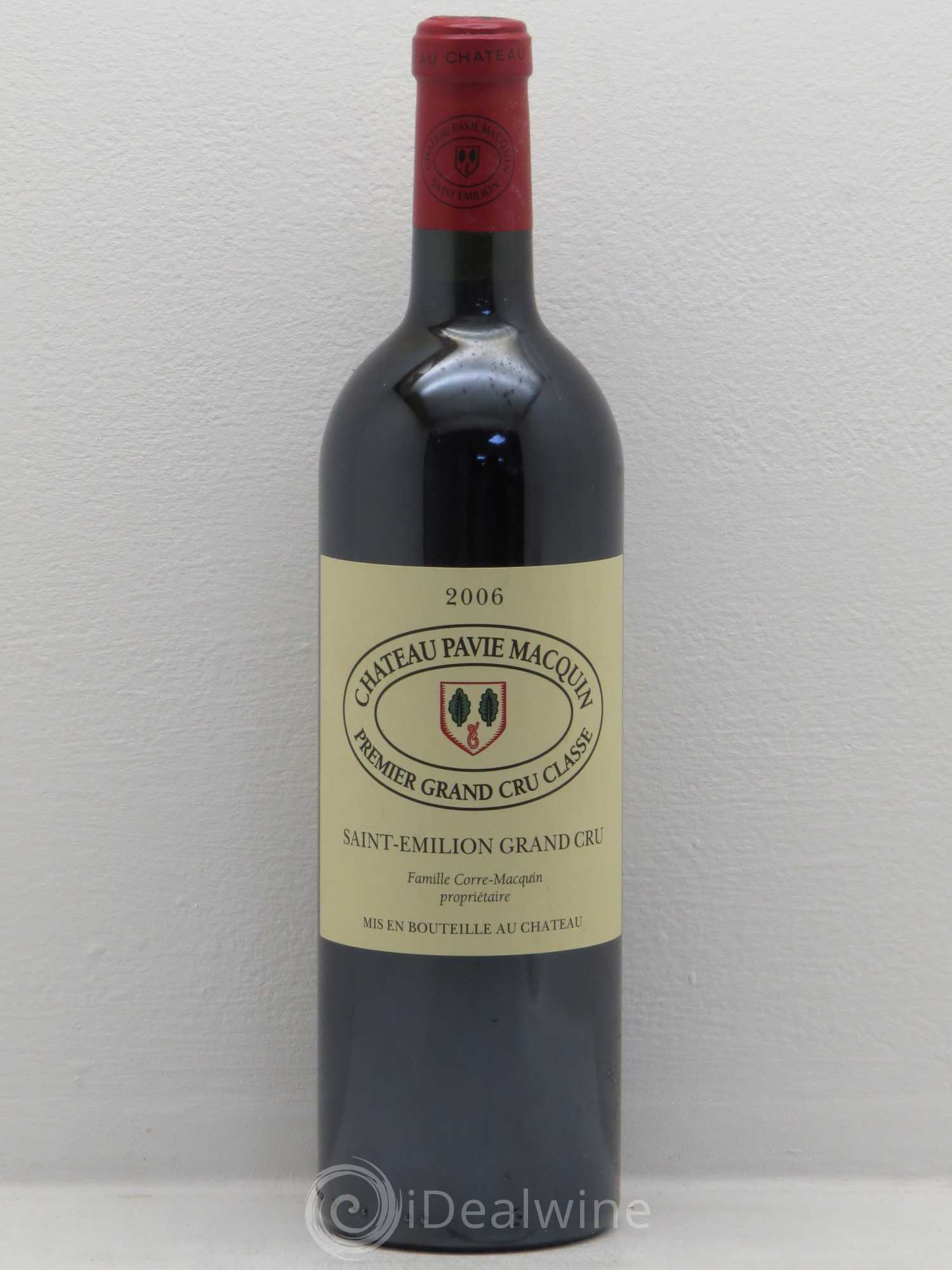 Château Pavie Macquin 1er Grand Cru Classé B 2006 - Lot de 1 bouteille - 0