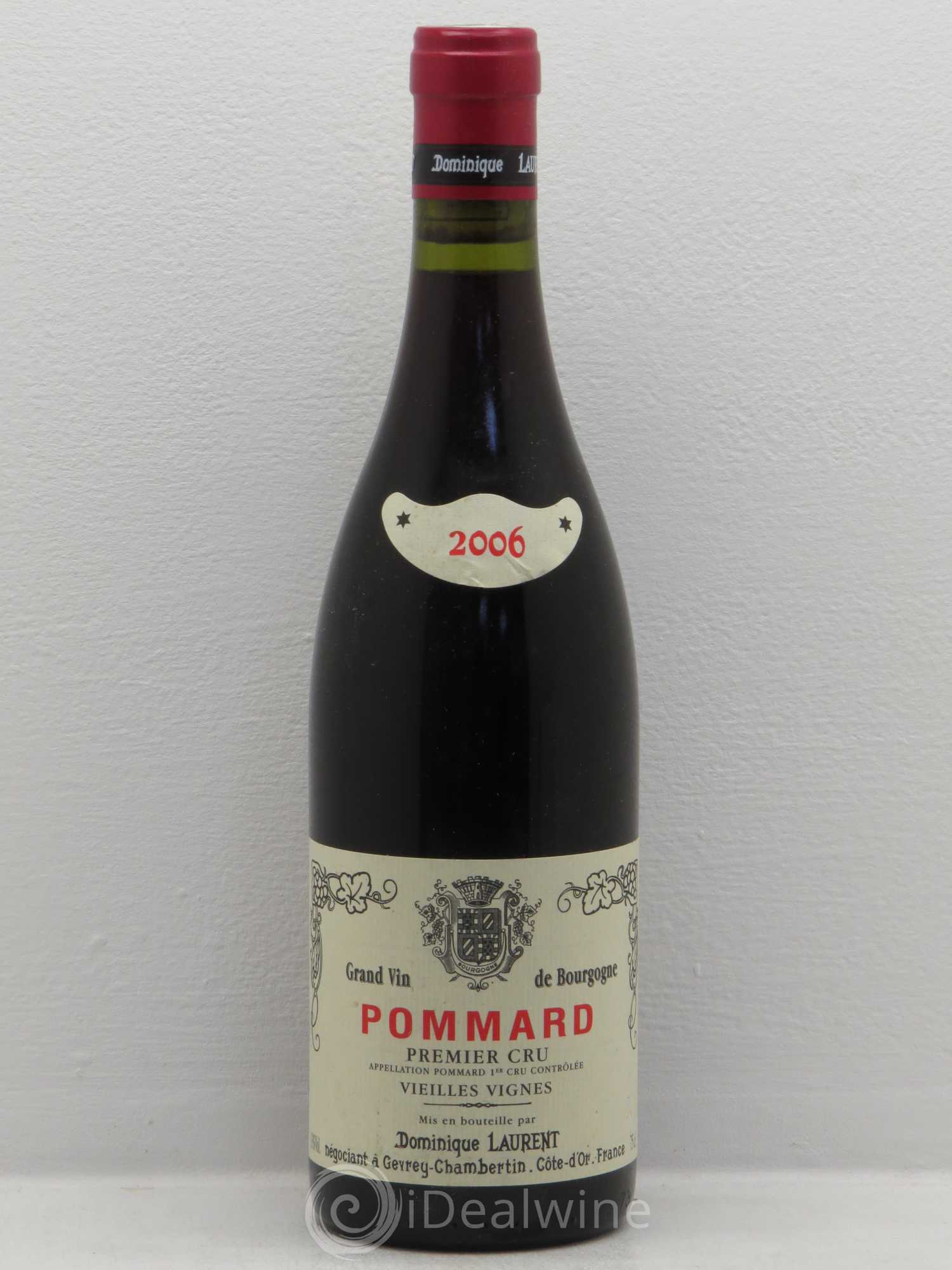 Pommard 1er Cru Vieilles vignes Dominique Laurent 2006 - Lot de 1 bouteille - 0