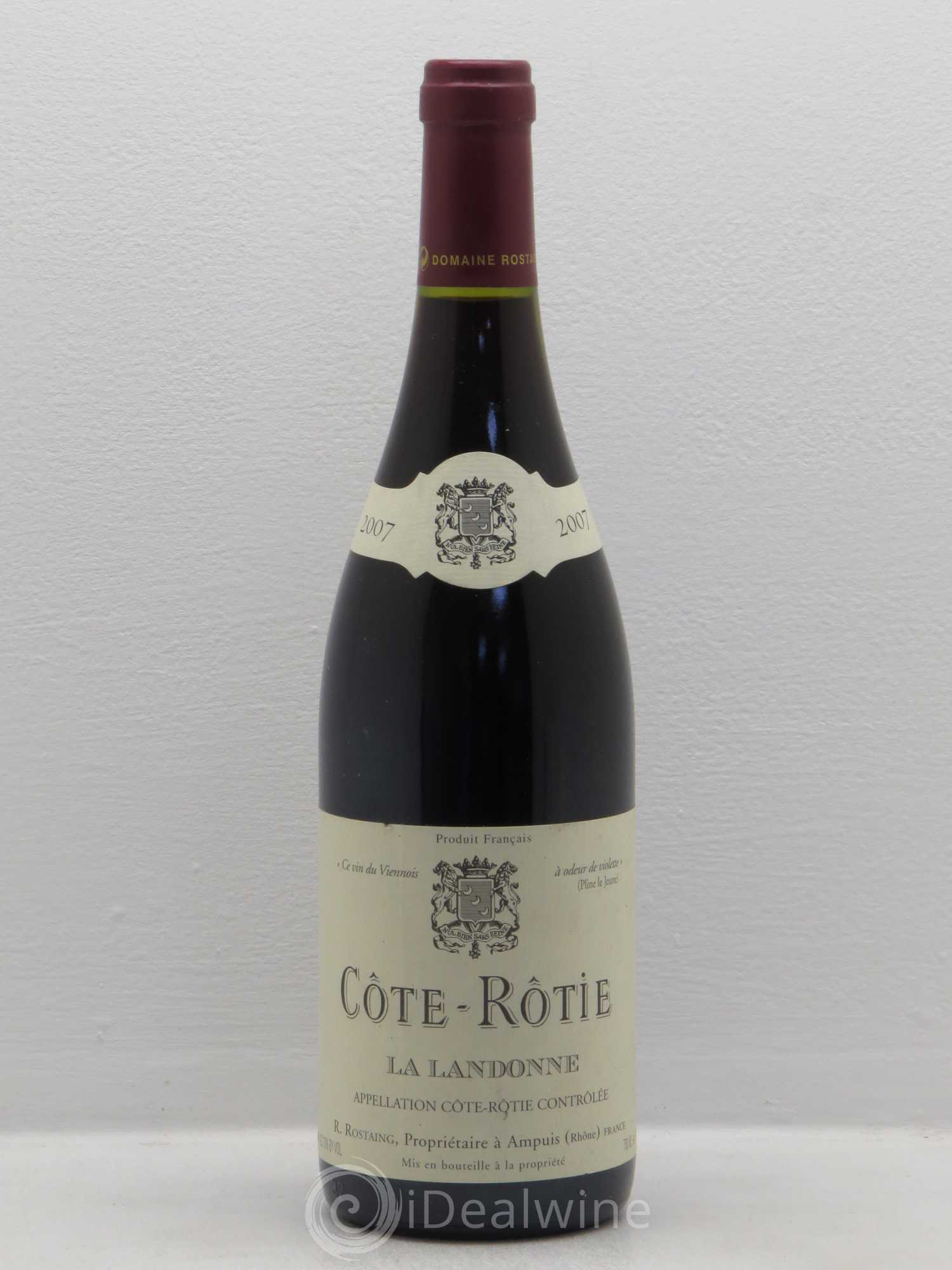 Côte-Rôtie La Landonne René Rostaing 2007 - Lot of 1 bottle - 0