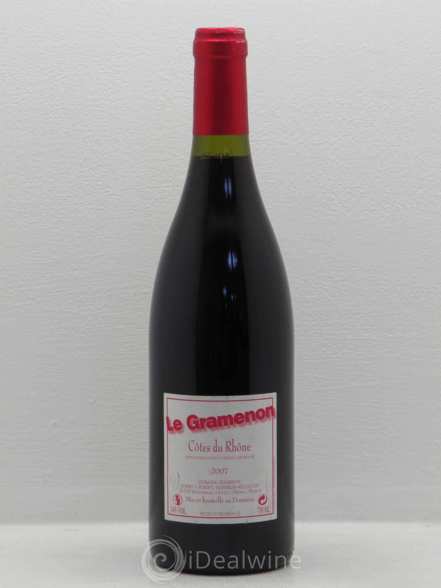 Côtes-du-Rhône Le Gramenon Domaine Gramenon (sans prix de réserve) 2007 - Posten von 1 Flasche - 0