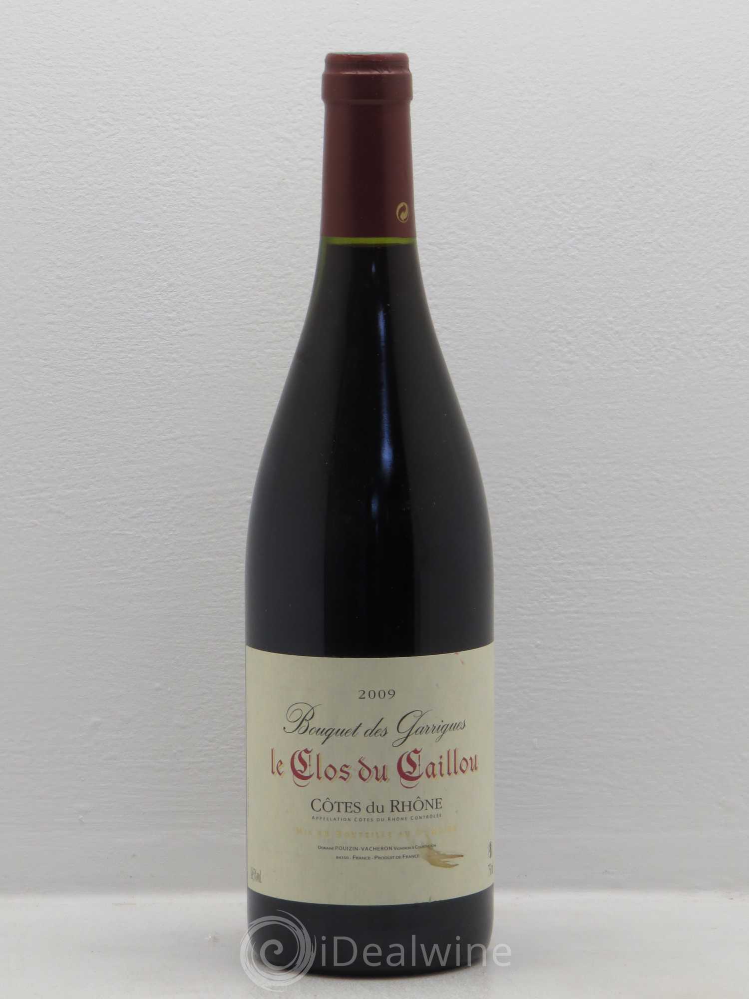 Côtes-du-Rhône Bouquet des Garrigues Le Clos du Caillou 2009 - Posten von 1 Flasche - 0