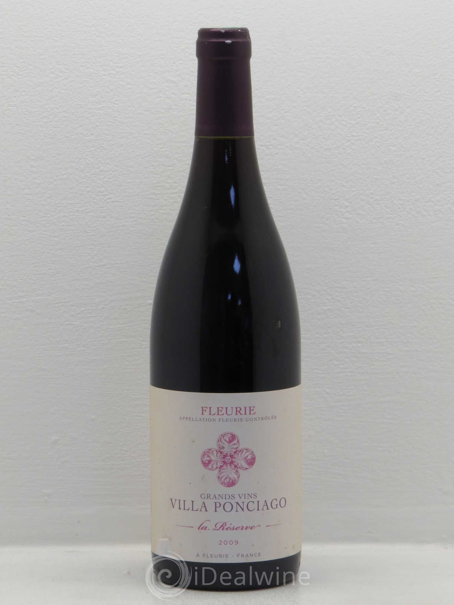 Fleurie La Réserve Villa Ponciago 2009 - Posten von 1 Flasche - 0