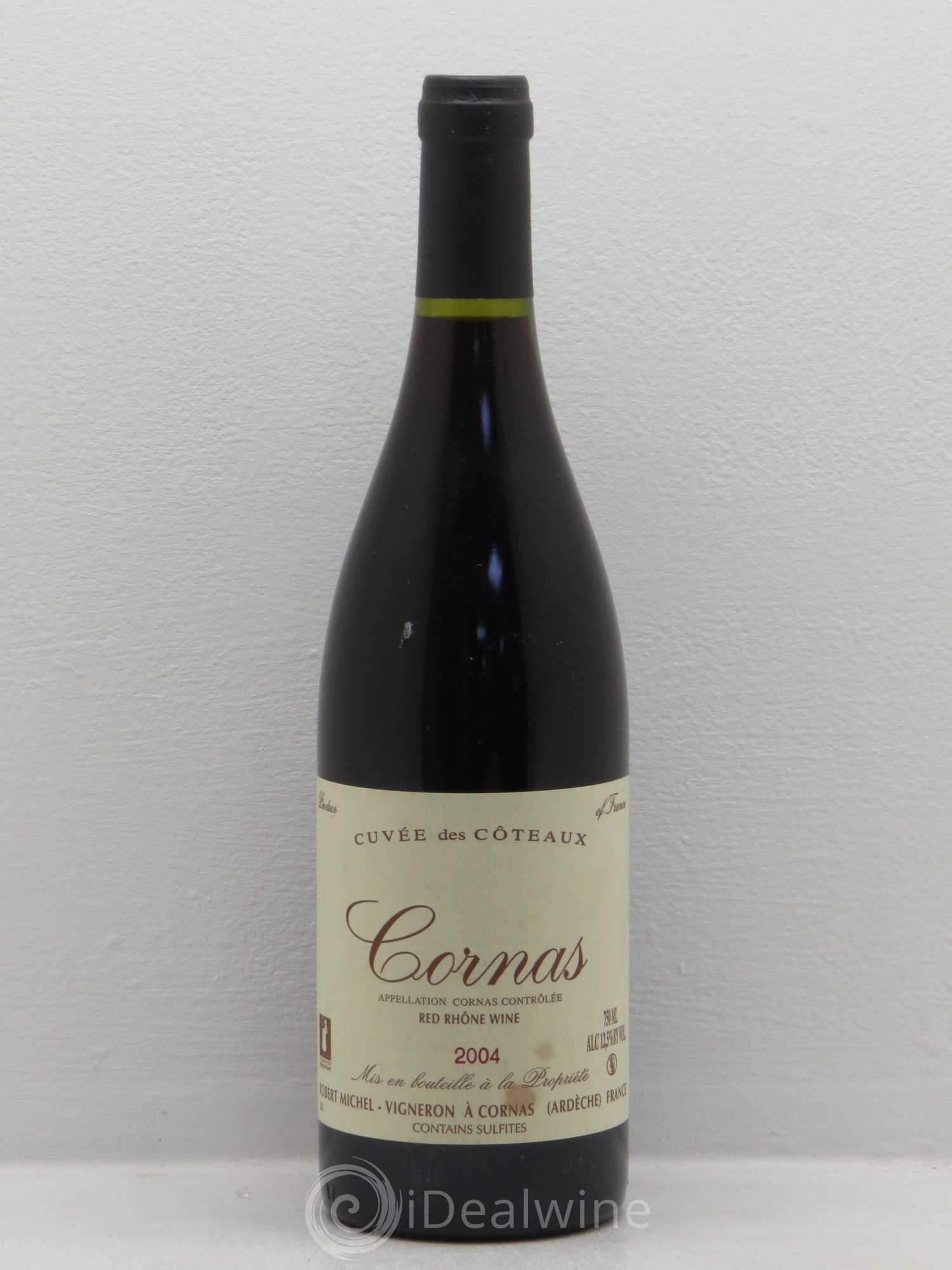 Cornas Cuvée des Coteaux Robert Michel 2004 - Lot de 1 bouteille - 0
