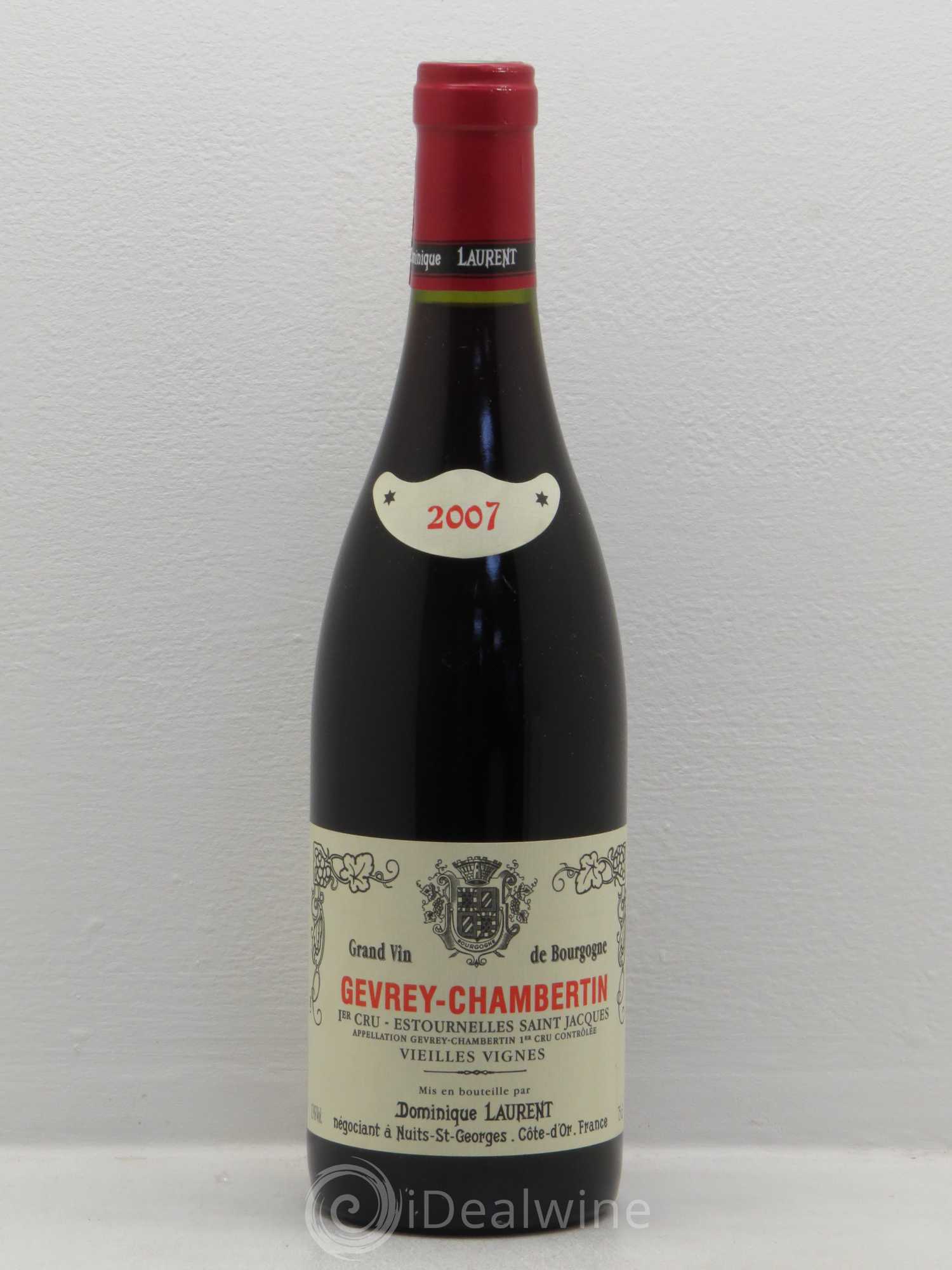 Gevrey-Chambertin 1er Cru Estournelles Saint Jacques Vieilles Vignes 2007 - Posten von 1 Flasche - 0