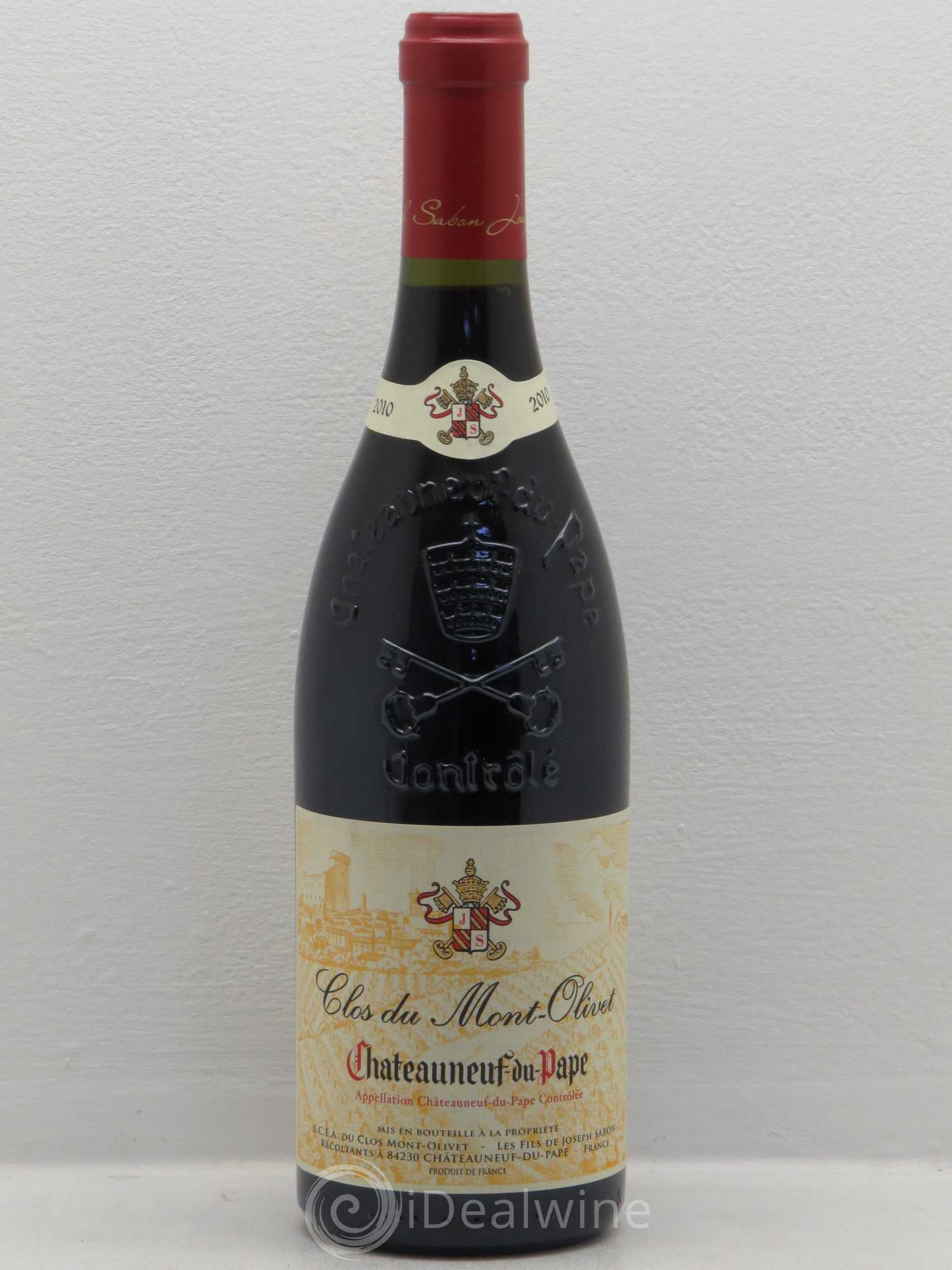 Châteauneuf-du-Pape Clos du Mont-Olivet 2010 - Lot de 1 bouteille - 0