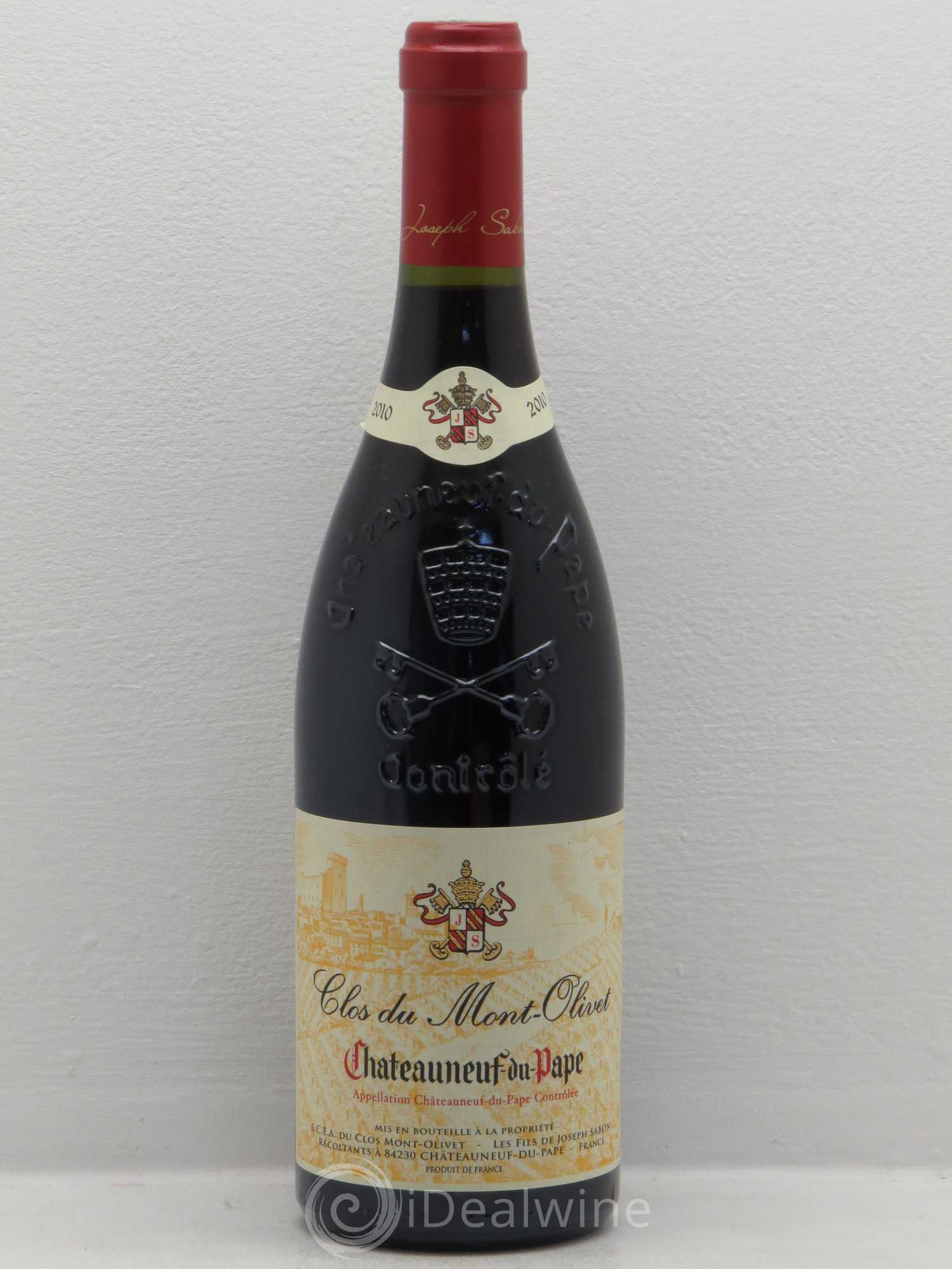 Châteauneuf-du-Pape Clos du Mont-Olivet 2010 - Lot de 1 bouteille - 0