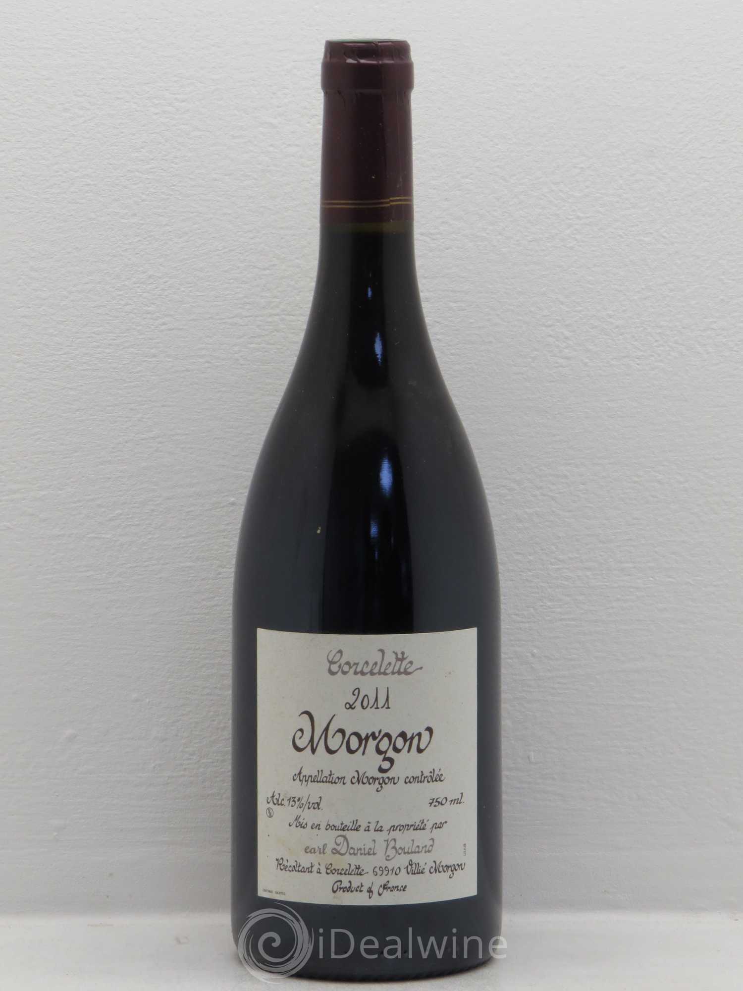 Morgon Corcelette Daniel Bouland (Domaine) 2011 - Lot de 1 bouteille - 0