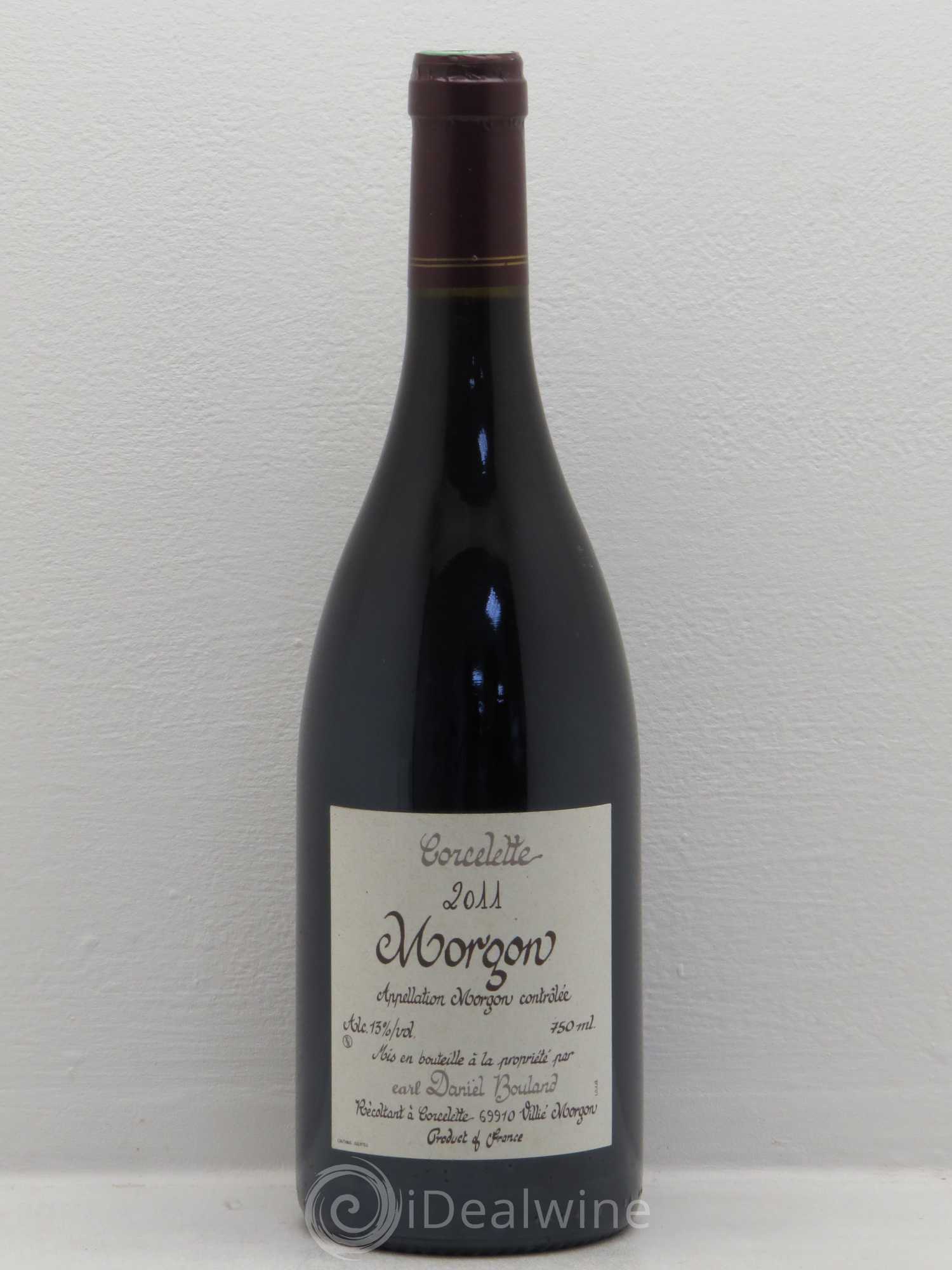 Morgon Corcelette Daniel Bouland (Domaine) 2011 - Lot de 1 bouteille - 0