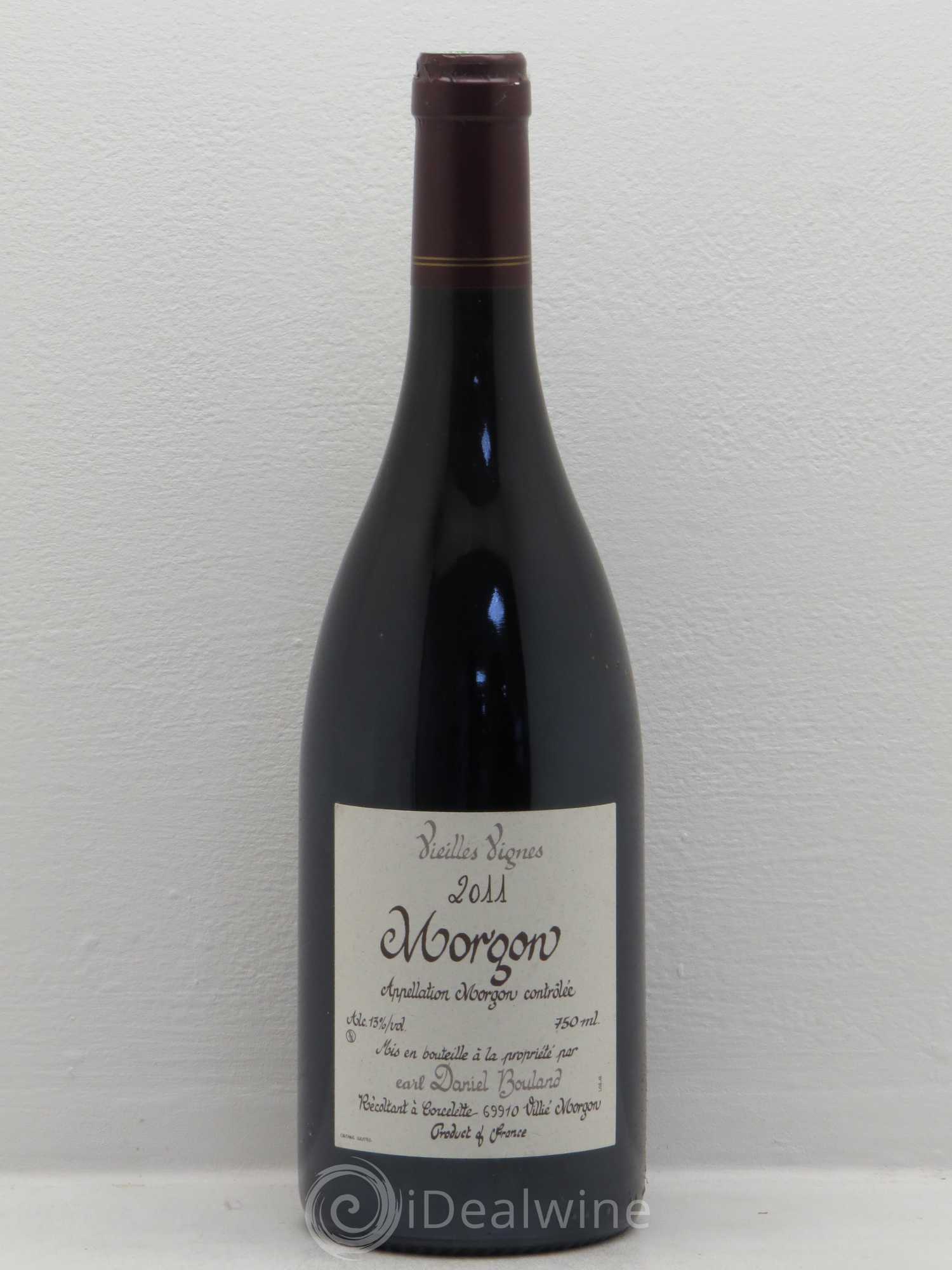 Morgon Vieilles Vignes Daniel Bouland (Domaine) 2011 - Lot de 1 bouteille - 0