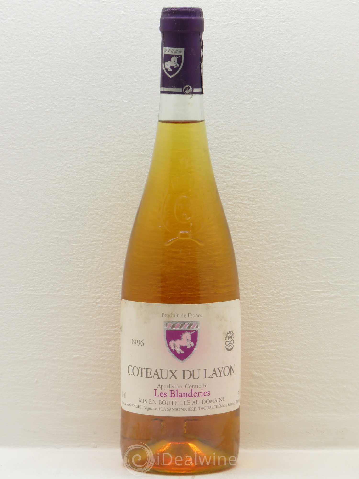 Coteaux du Layon Les Blanderies Mark Angeli Domaine de la Sansonniere 1996 - Posten von 1 Flasche - 0