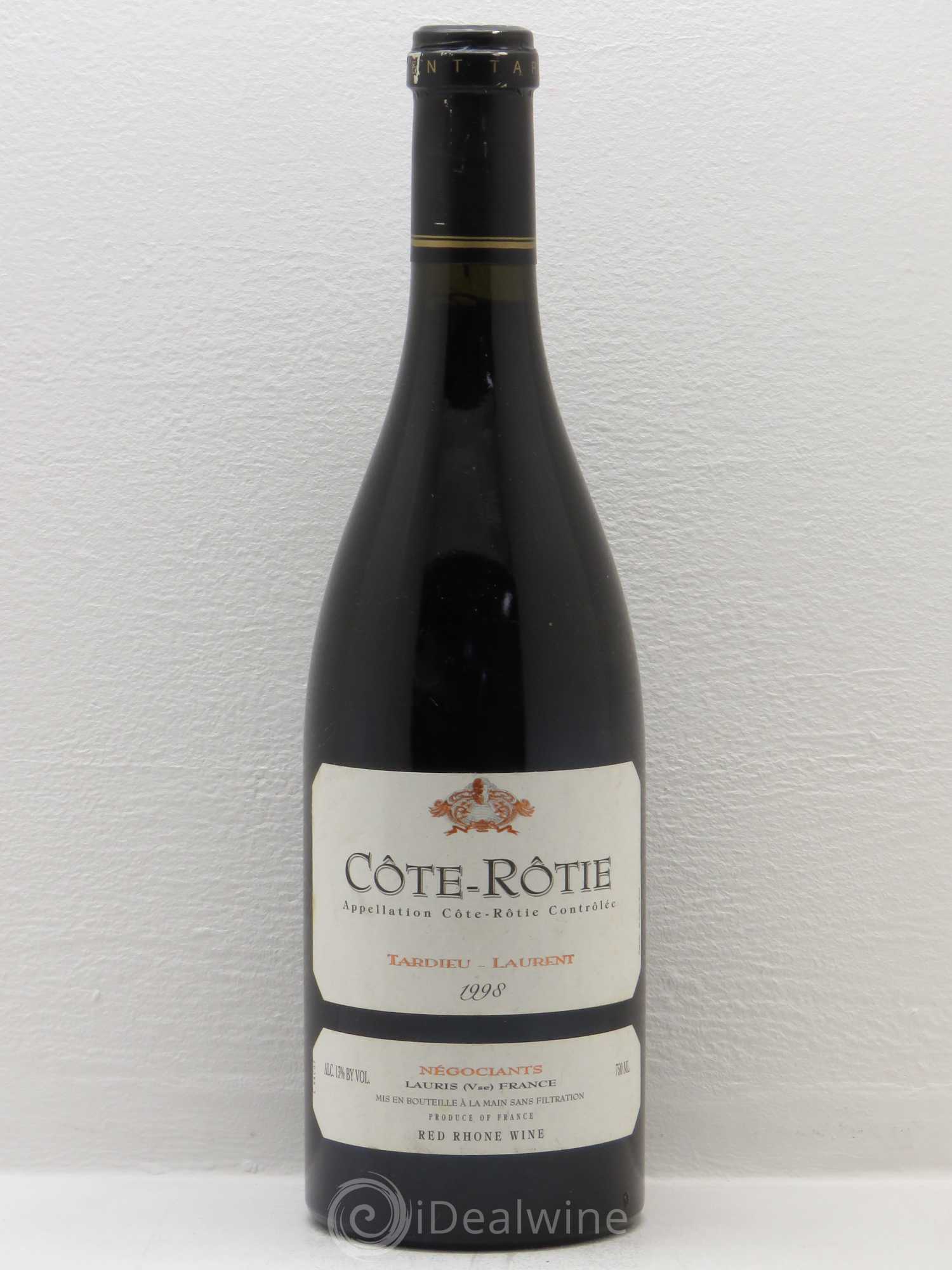 Côte-Rôtie Maison Tardieu-Laurent 1998 - Lot de 1 bouteille - 0