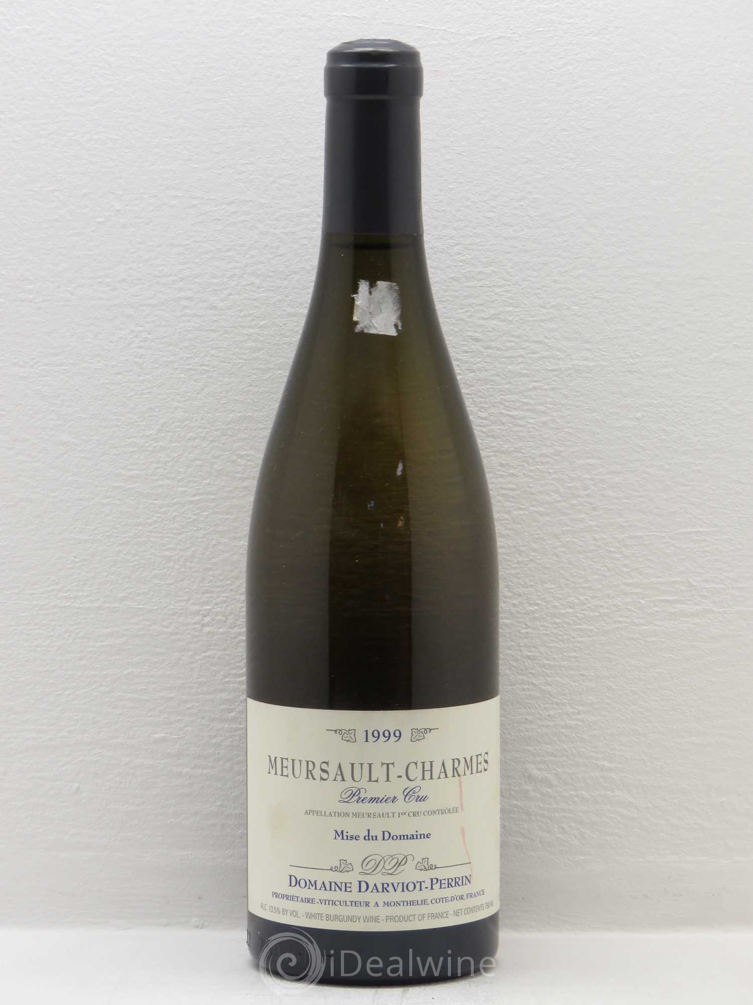 Meursault 1er Cru Charmes Darviot-Perrin 1999 - Posten von 1 Flasche - 0