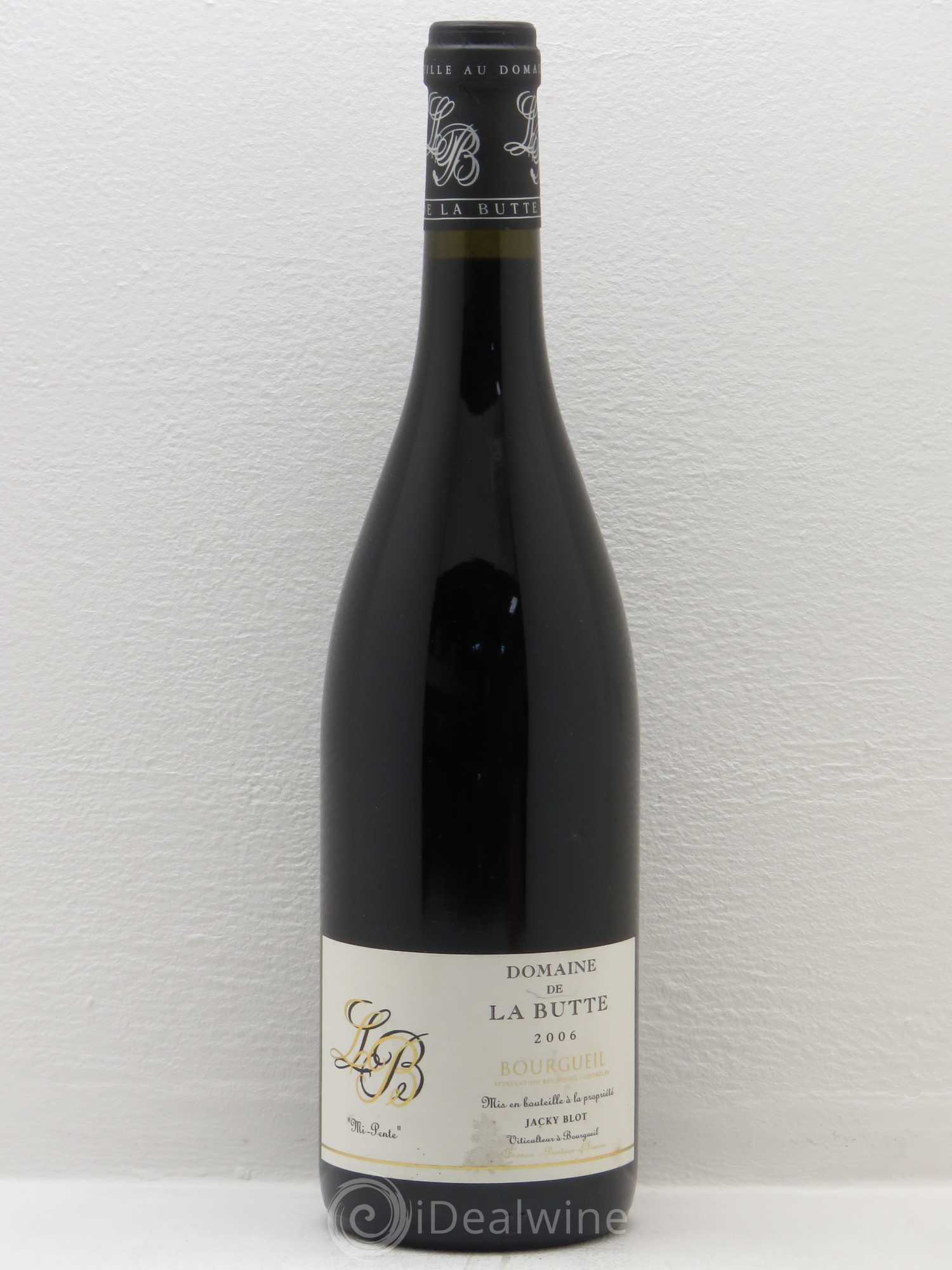 Bourgueil Mi Pente Domaine De La Butte Jacky Blot 2006 - Posten von 1 Flasche - 0