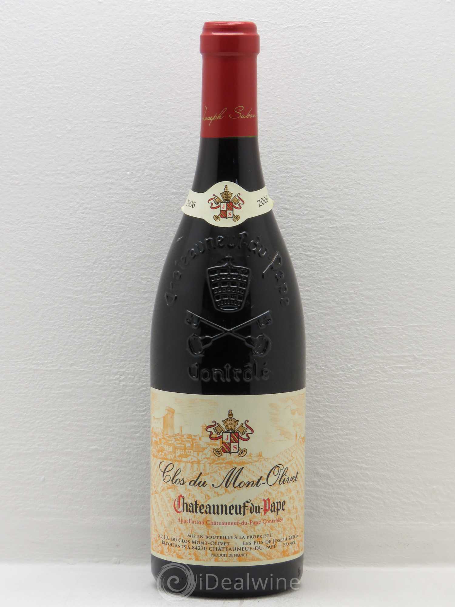 Châteauneuf-du-Pape Clos du Mont-Olivet 2006 - Lot de 1 bouteille - 0