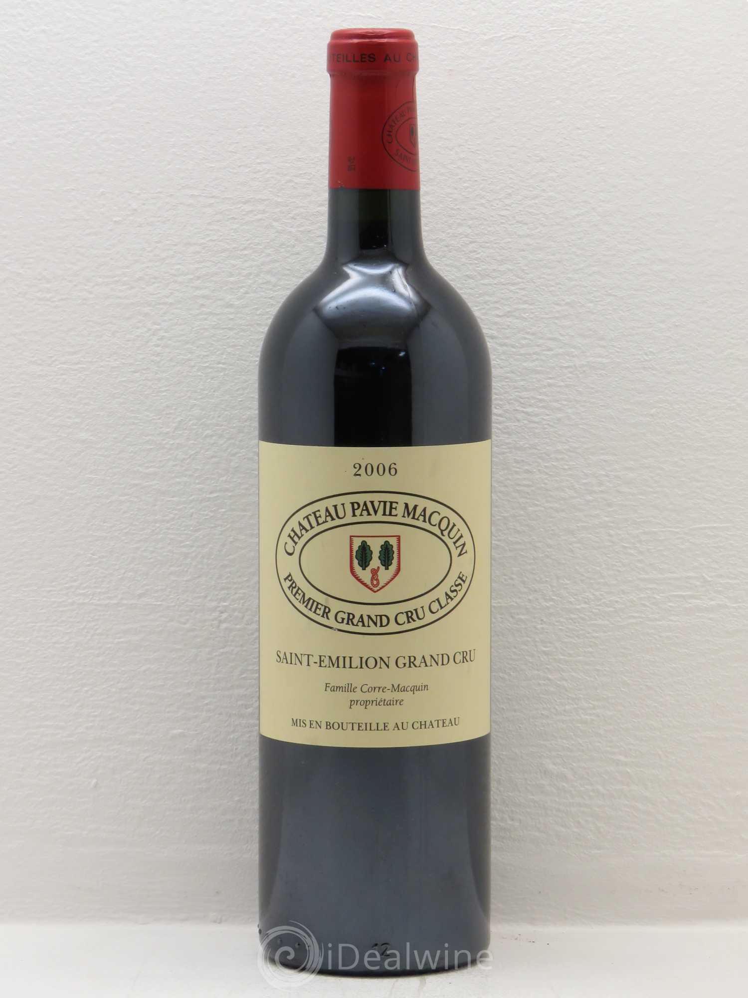 Château Pavie Macquin 1er Grand Cru Classé B 2006 - Lot de 1 bouteille - 0