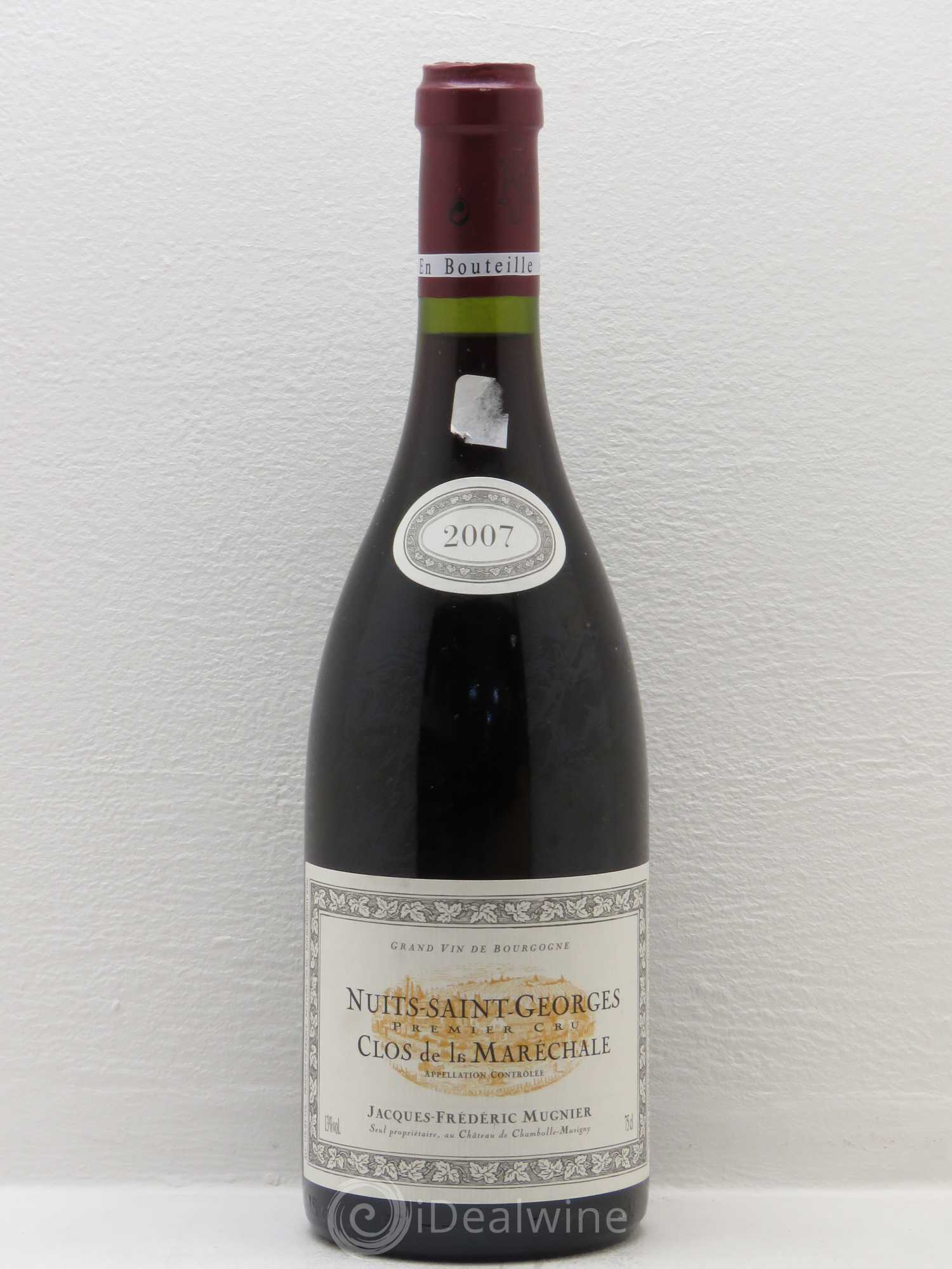 Nuits-Saint-Georges 1er Cru Clos de La Maréchale Jacques-Frédéric Mugnier 2007 - Lot de 1 bouteille - 0