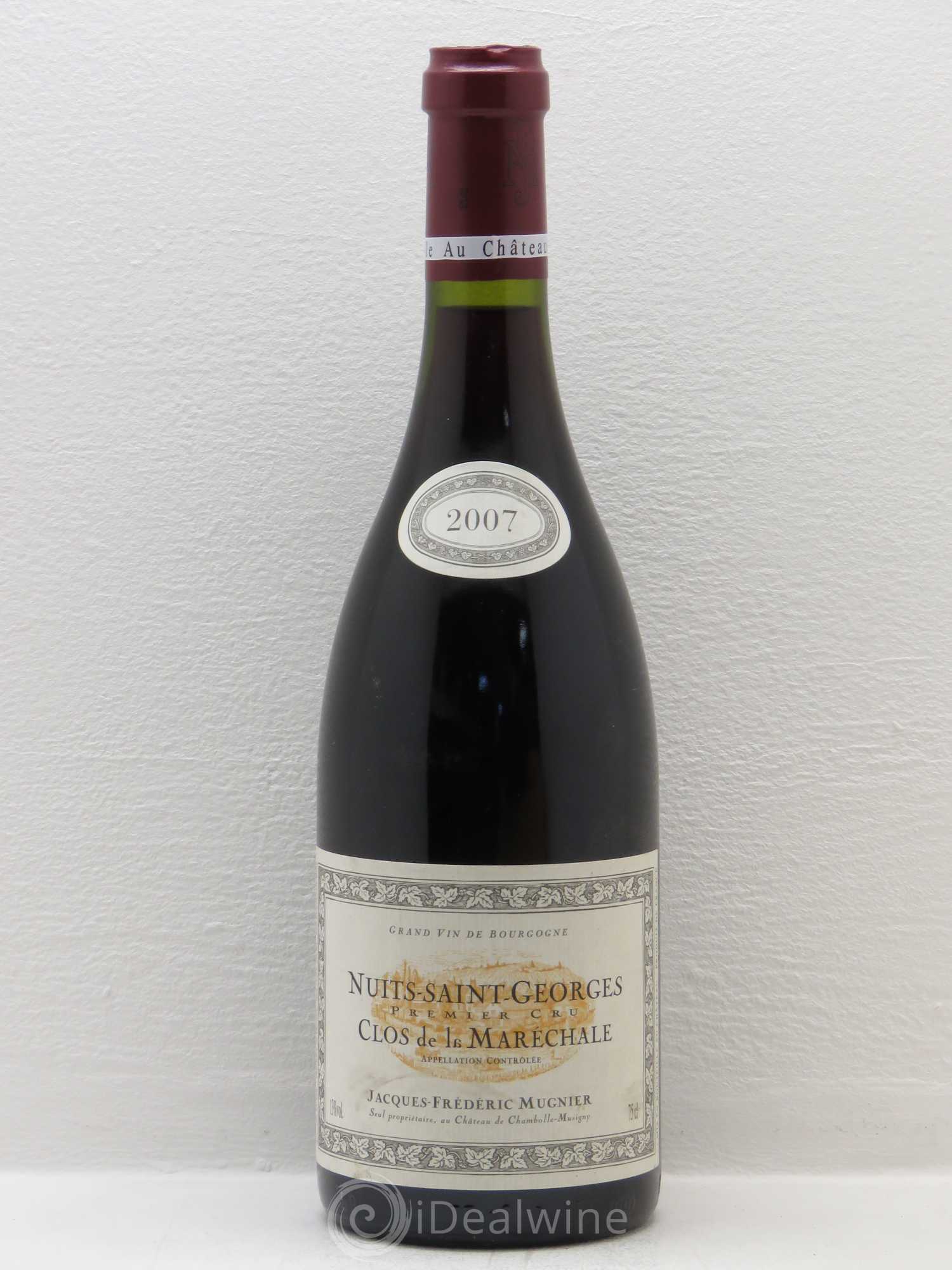 Nuits-Saint-Georges 1er Cru Clos de La Maréchale Jacques-Frédéric Mugnier 2007 - Lot de 1 bouteille - 0