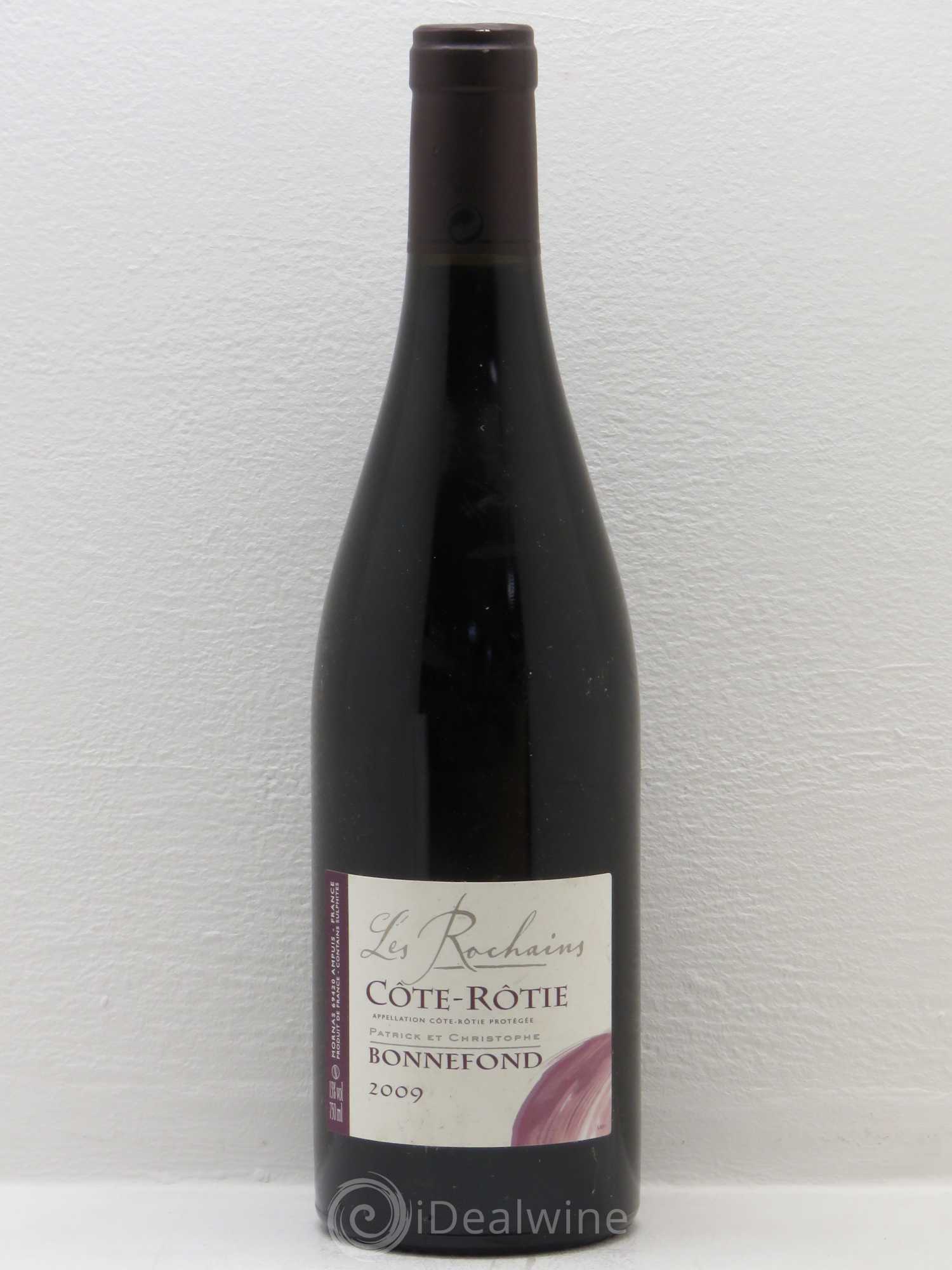 Côte-Rôtie Les Rochains Domaine Bonnefond 2009 - Lot de 1 bouteille - 0