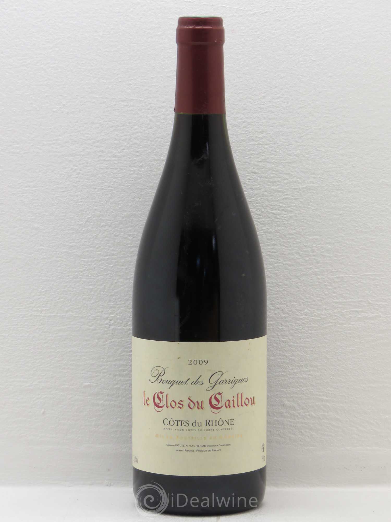 Côtes-du-Rhône Bouquet Des Garrigues Domaine Le Clos du Caillou 2009 - Posten von 1 Flasche - 0