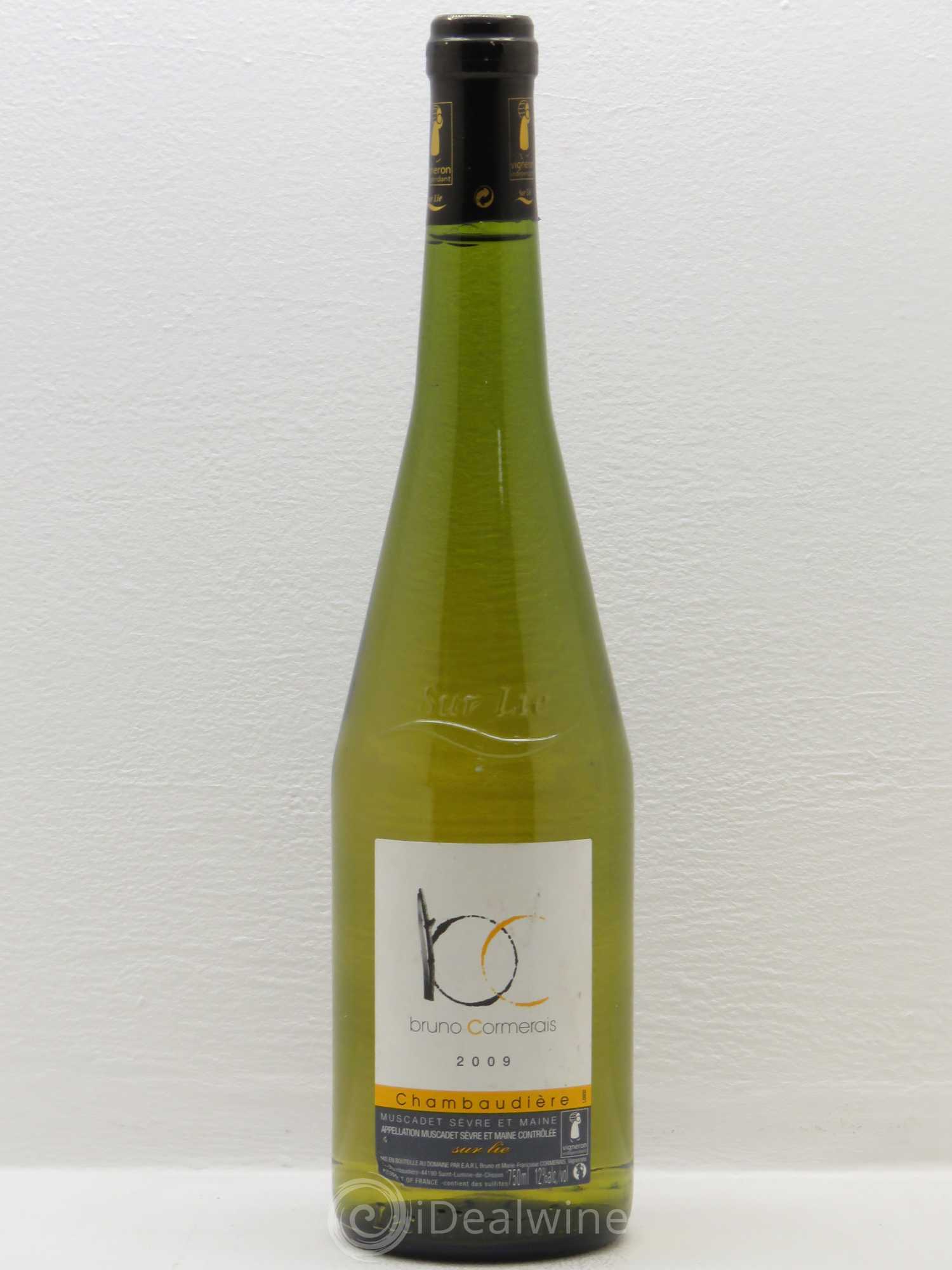 Muscadet Chambaudière Bruno Cormerais 2009 - Posten von 1 Flasche - 0
