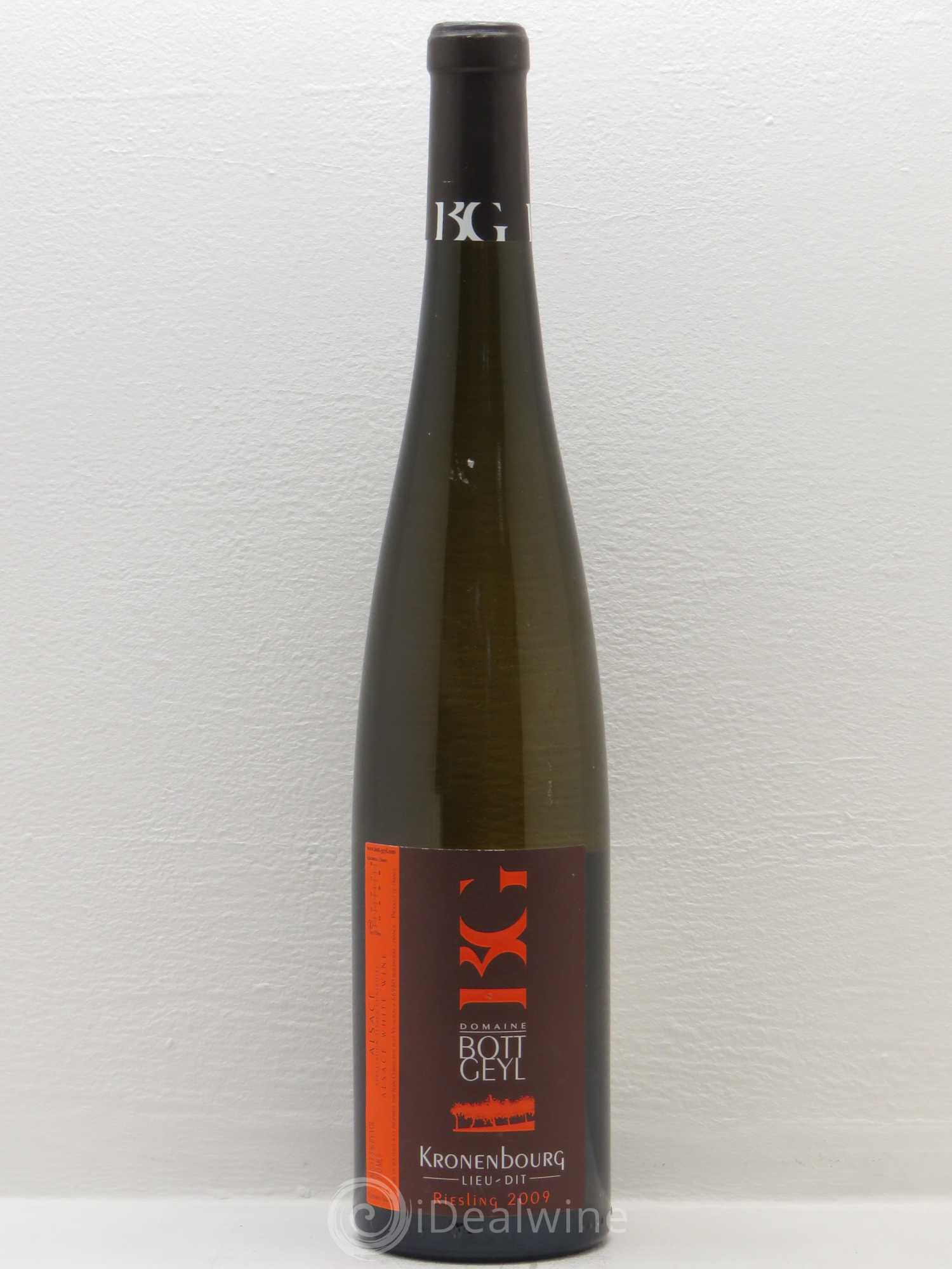 Alsace Riesling Kronenbourg Bott-Geyl (Domaine) 2009 - Lot de 1 bouteille - 0