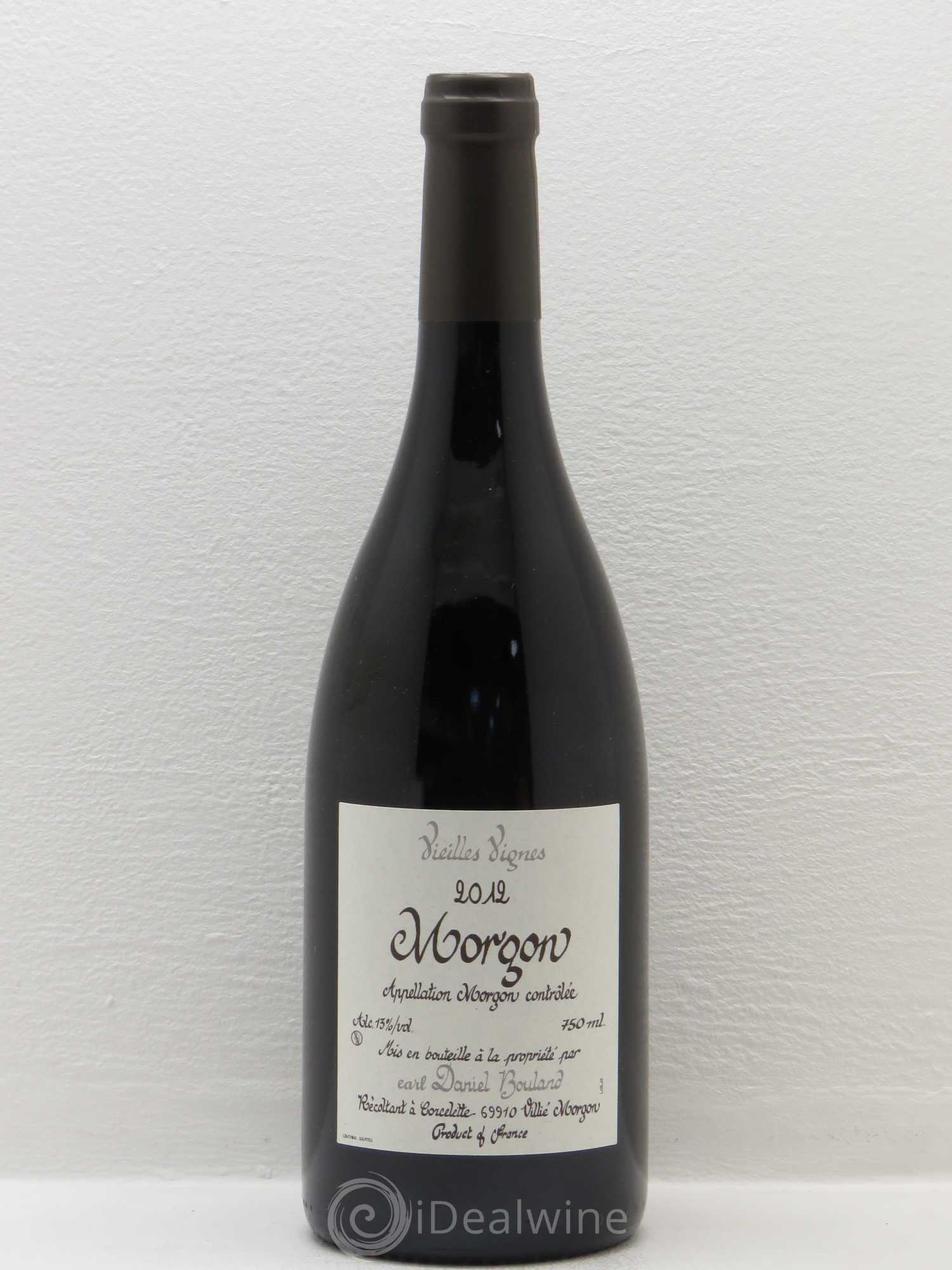 Morgon Vieilles Vignes Daniel Bouland (Domaine) 2012 - Lot de 1 bouteille - 0