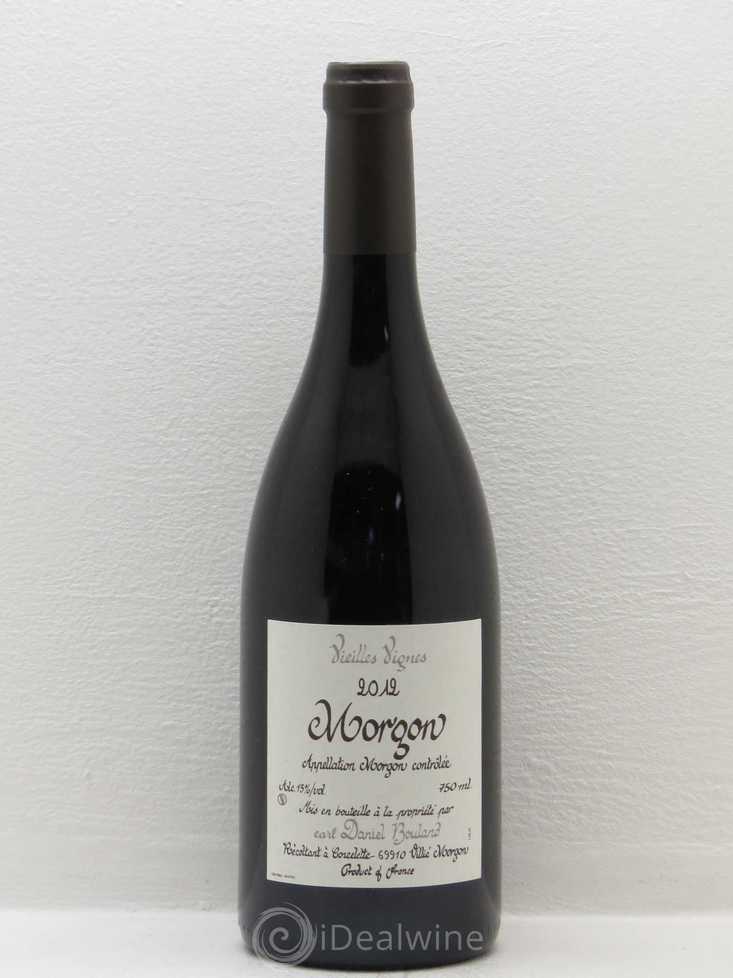 Morgon Vieilles Vignes Daniel Bouland (Domaine) 2012 - Lot de 1 bouteille - 0