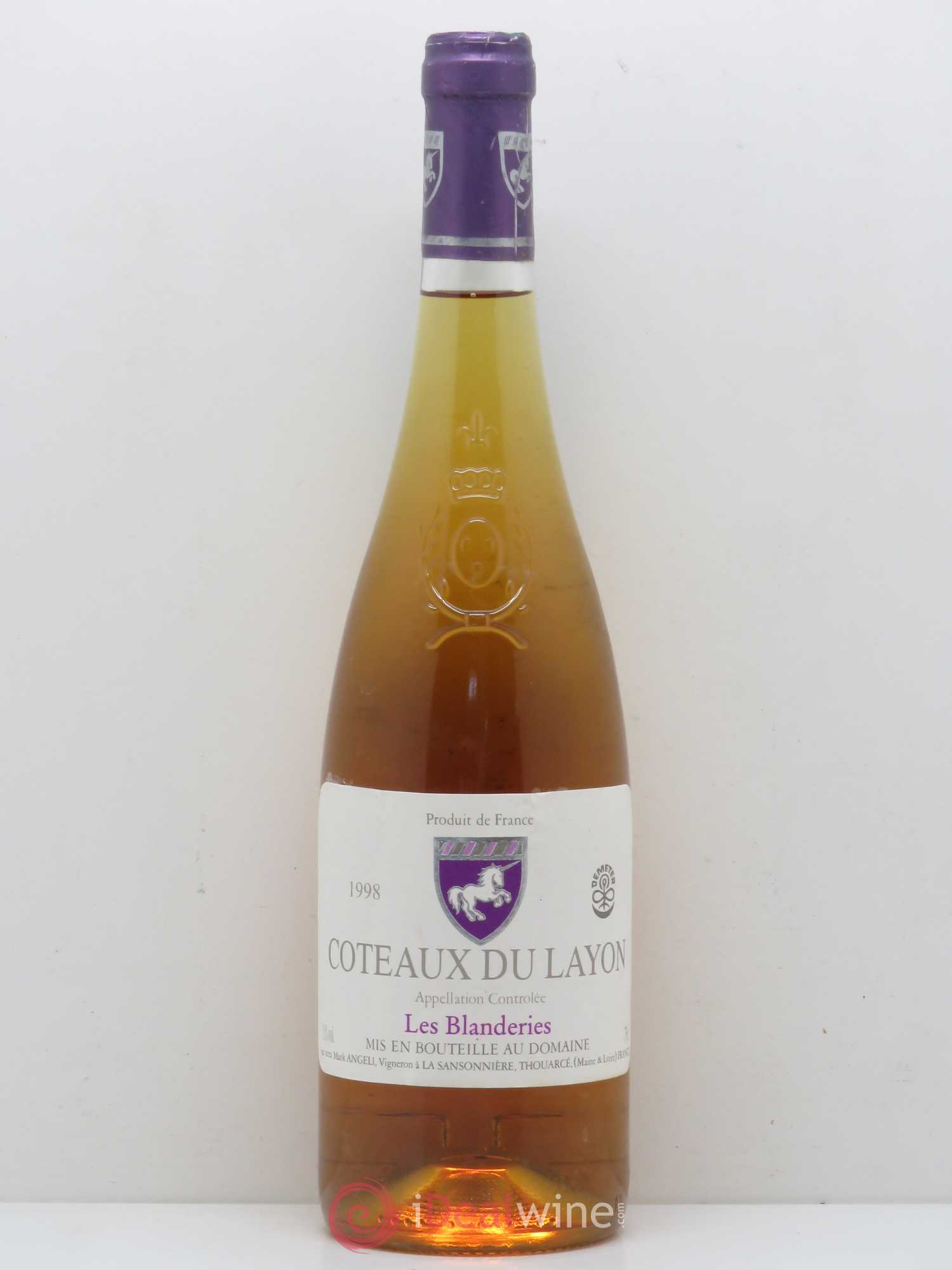 Coteaux du Layon Les Blanderies Mark Angeli Domaine de la Sansonniere 1998 - Posten von 1 Flasche - 0