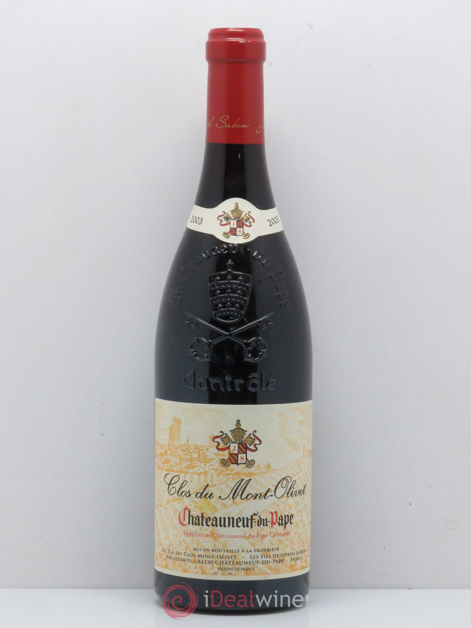 Châteauneuf-du-Pape Clos du Mont-Olivet 2003 - Lot de 1 bouteille - 0
