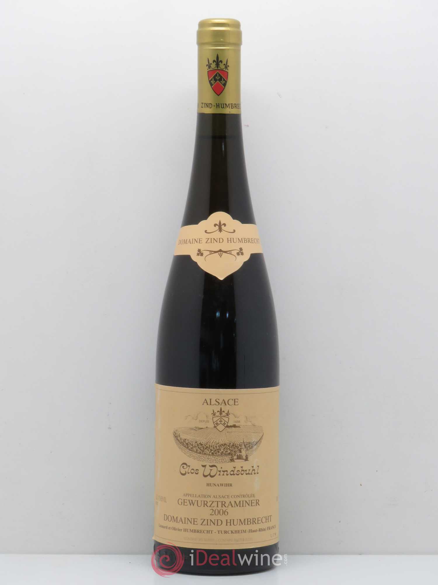 Alsace Gewurztraminer Clos Windsbuhl Zind-Humbrecht (Domaine) 2006 - Lot de 1 bouteille - 0