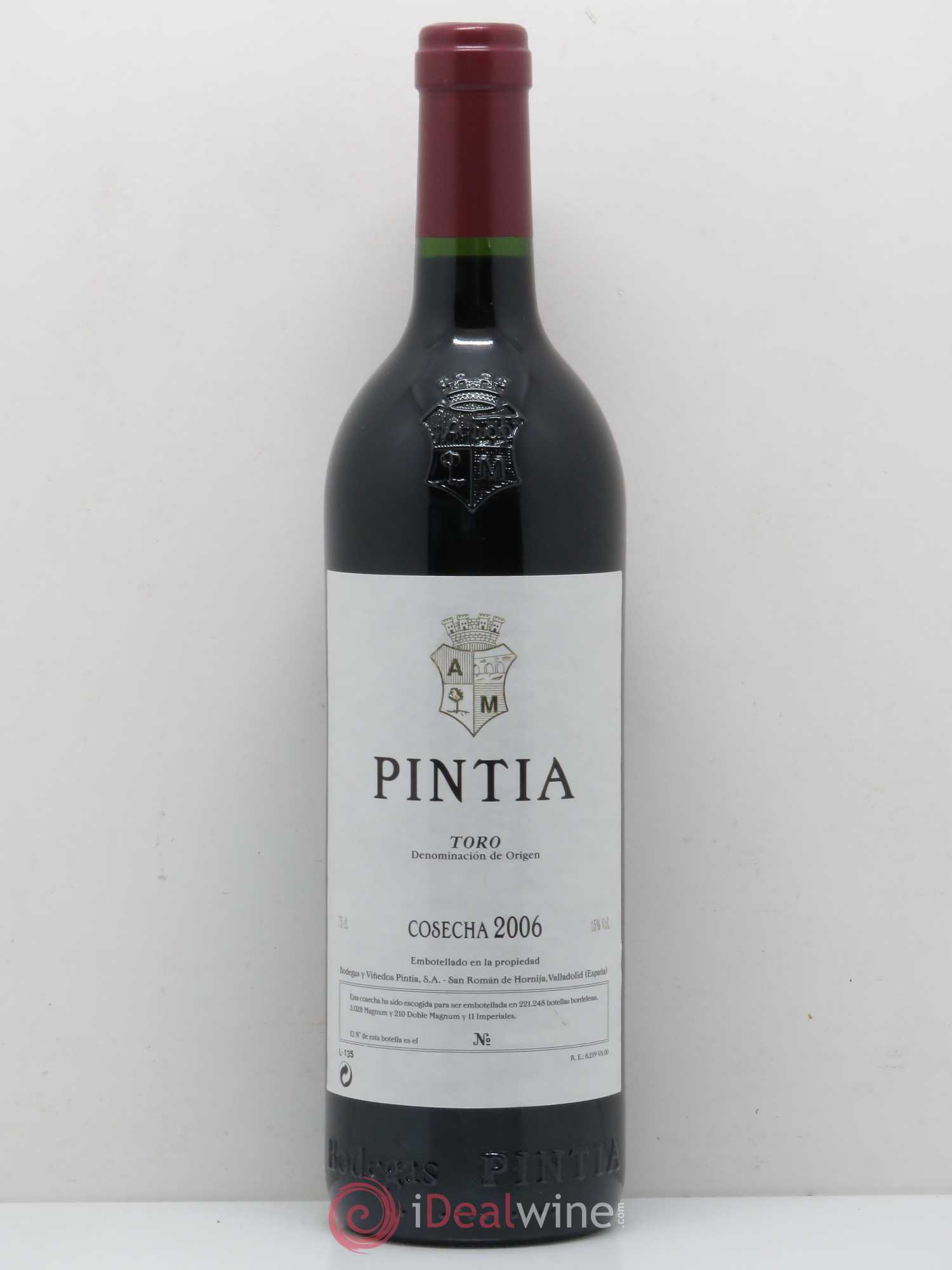 Toro DO Vega Sicilia Pintia Famille Alvarez 2006 - Lot de 1 bouteille - 0