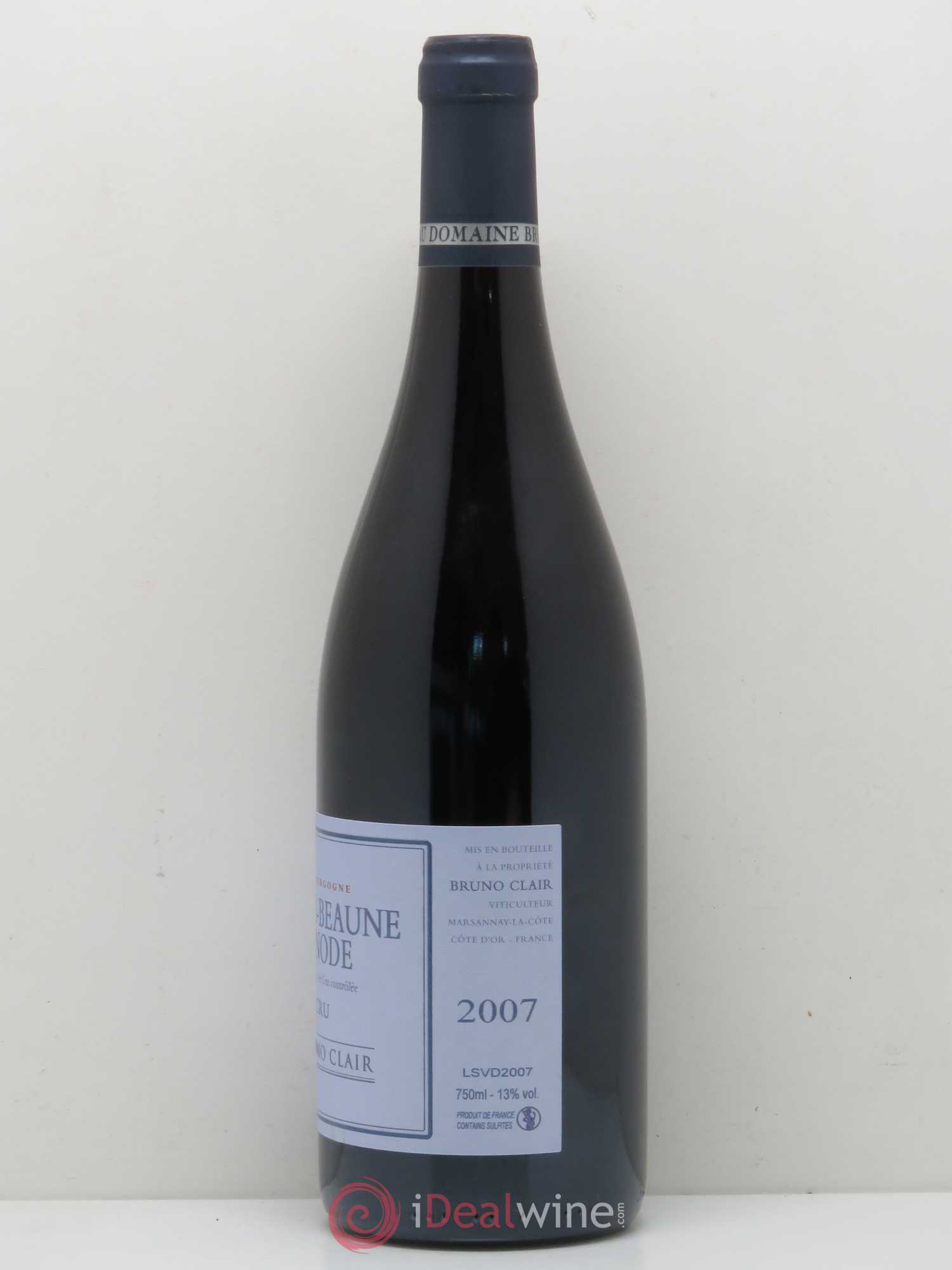 Savigny-lès-Beaune 1er Cru La Dominode Bruno Clair (Domaine) 2007 - Lot de 1 bouteille - 1