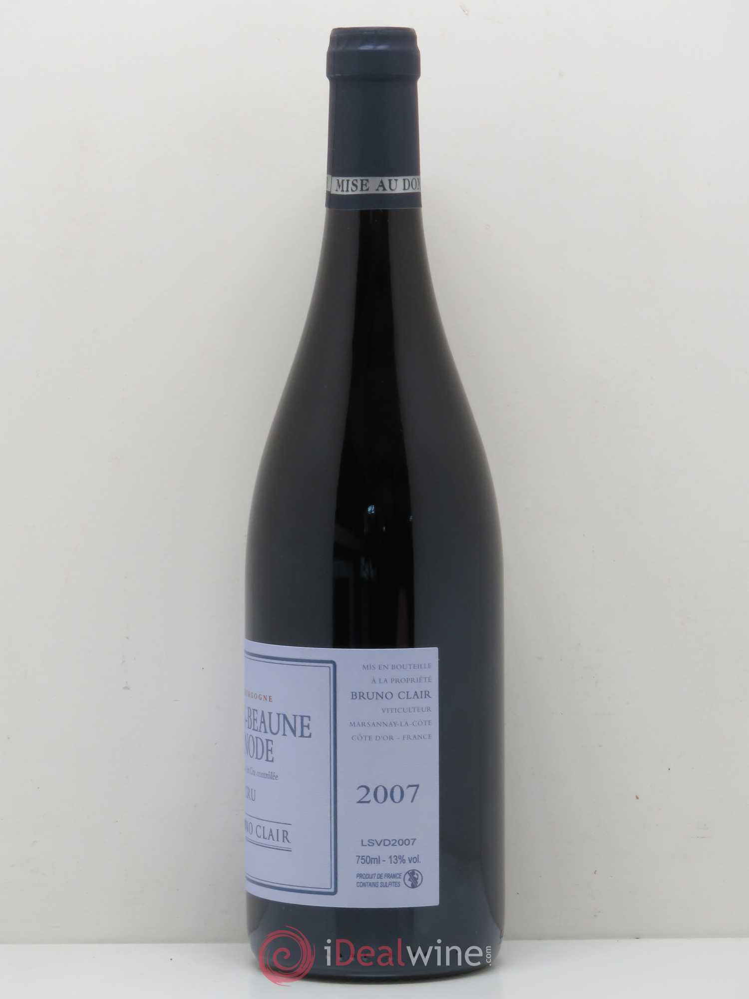 Savigny-lès-Beaune 1er Cru La Dominode Bruno Clair (Domaine) 2007 - Lot de 1 bouteille - 1