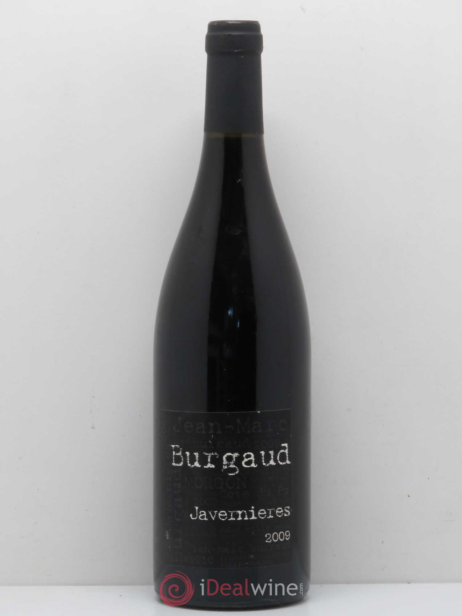 Morgon Javernières Jean-Marc Burgaud (Domaine) 2009 - Lot de 1 bouteille - 0